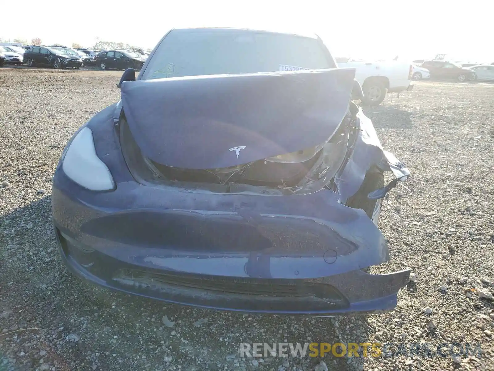 9 Photograph of a damaged car 5YJYGDEEXLF027612 TESLA MODEL Y 2020