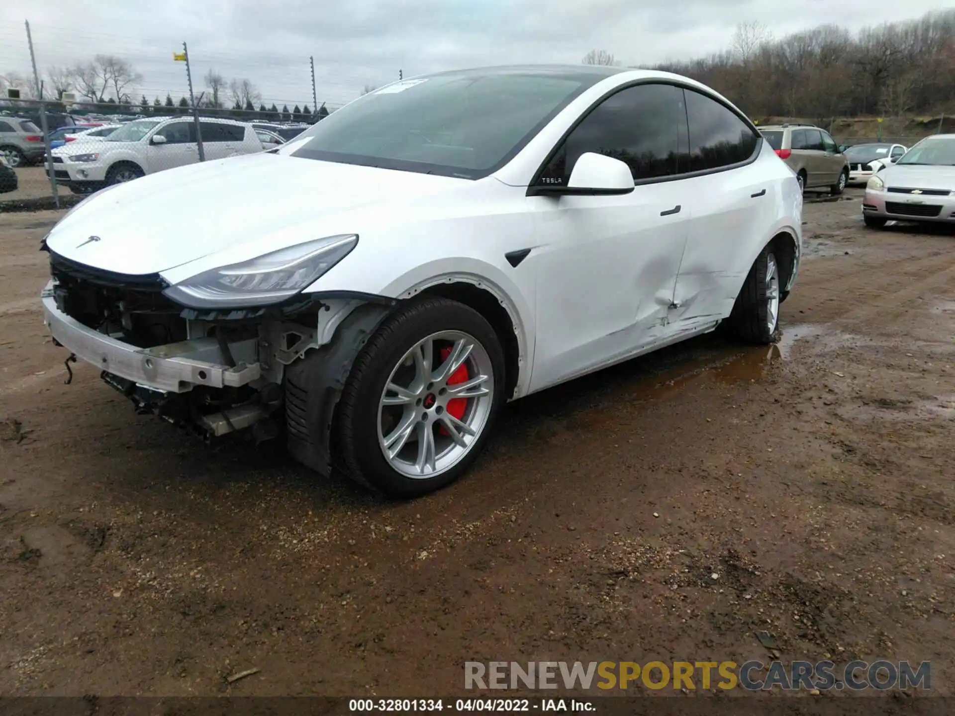 6 Photograph of a damaged car 5YJYGDEEXLF028419 TESLA MODEL Y 2020