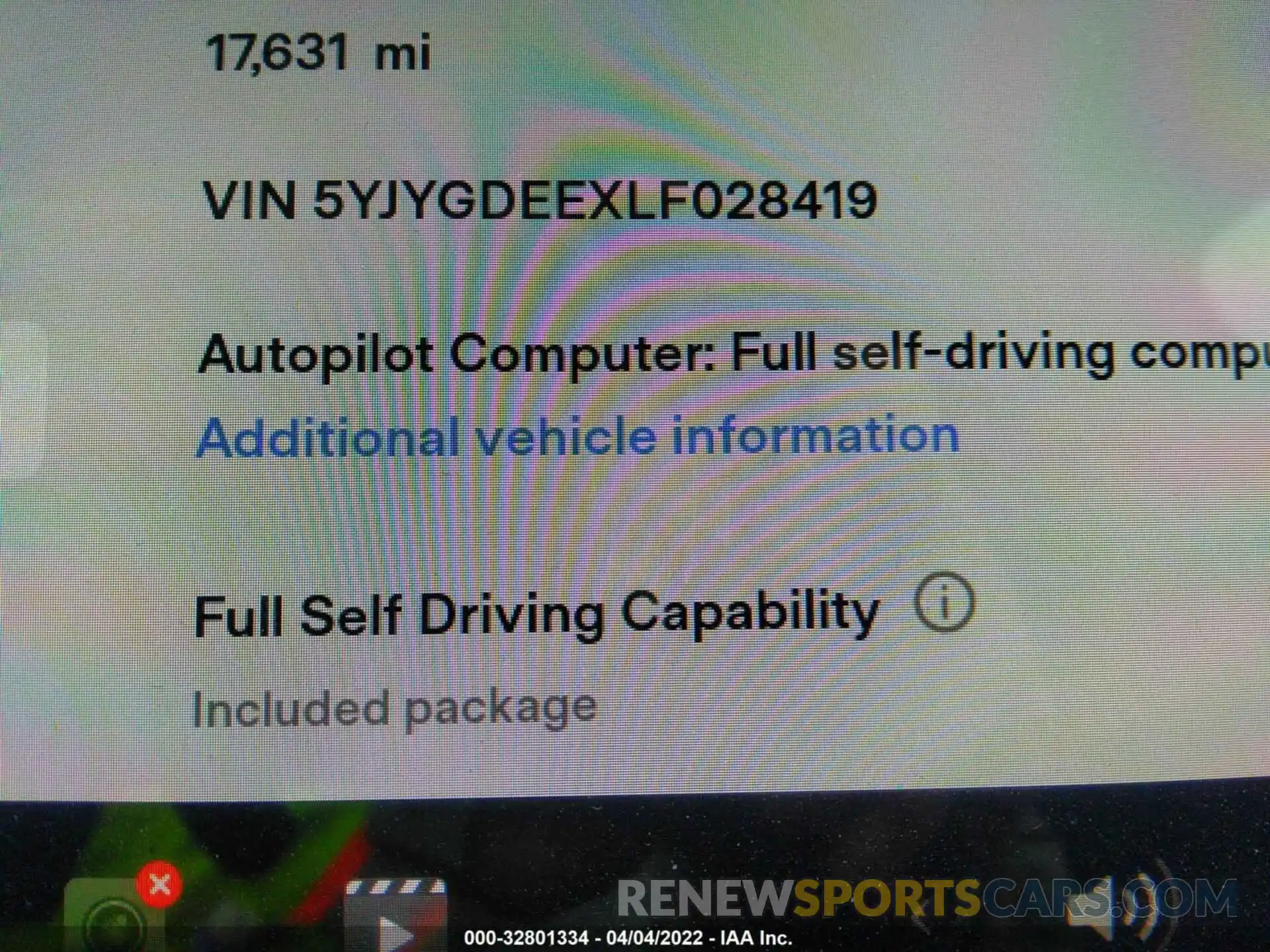 9 Photograph of a damaged car 5YJYGDEEXLF028419 TESLA MODEL Y 2020