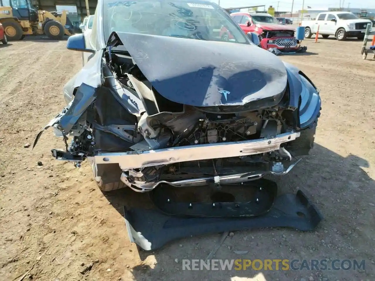 9 Photograph of a damaged car 5YJYGDEEXLF036701 TESLA MODEL Y 2020