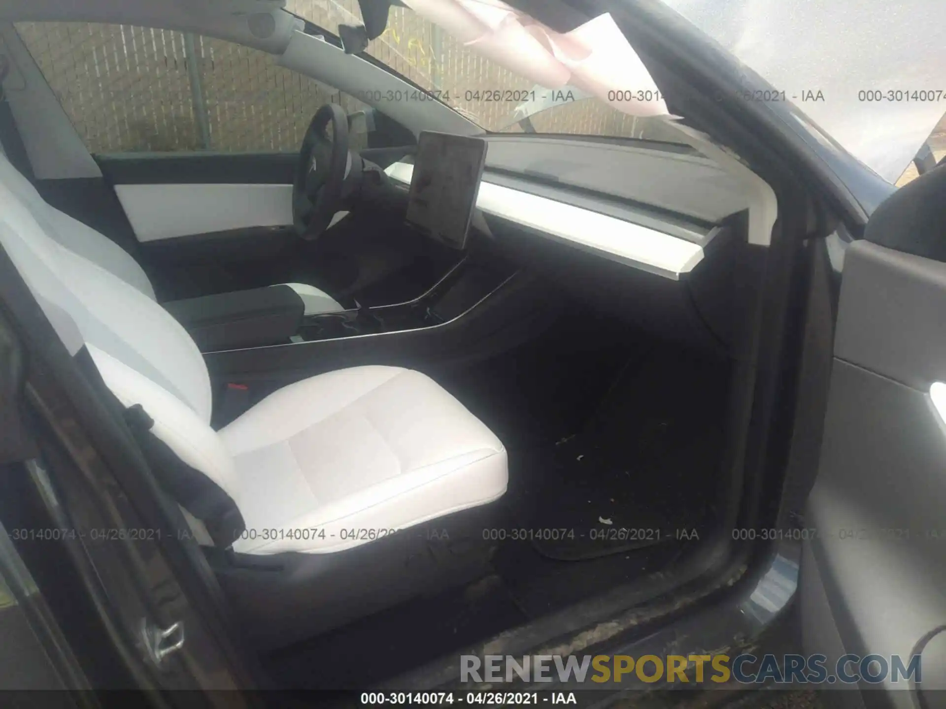 5 Photograph of a damaged car 5YJYGDEEXLF038724 TESLA MODEL Y 2020