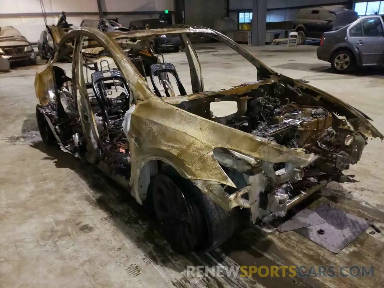 1 Photograph of a damaged car 5YJYGDEEXLF041235 TESLA MODEL Y 2020