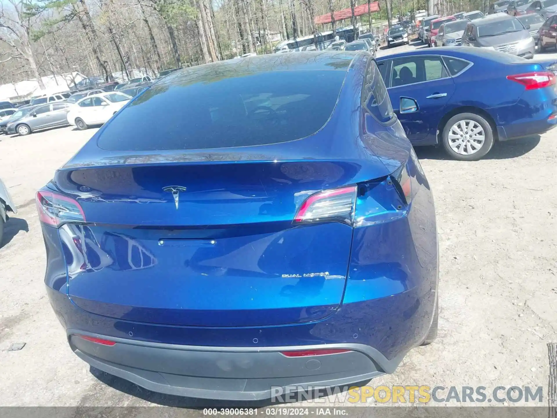 15 Photograph of a damaged car 5YJYGDEEXLF049349 TESLA MODEL Y 2020