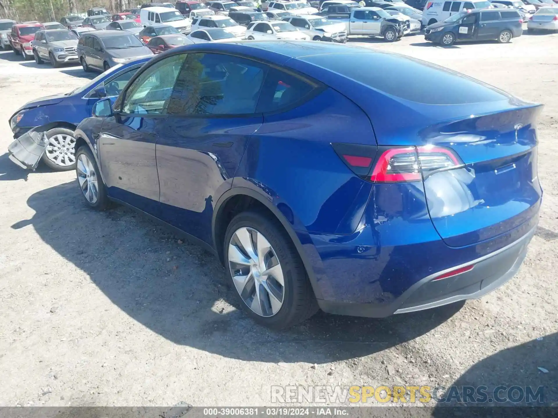 3 Photograph of a damaged car 5YJYGDEEXLF049349 TESLA MODEL Y 2020