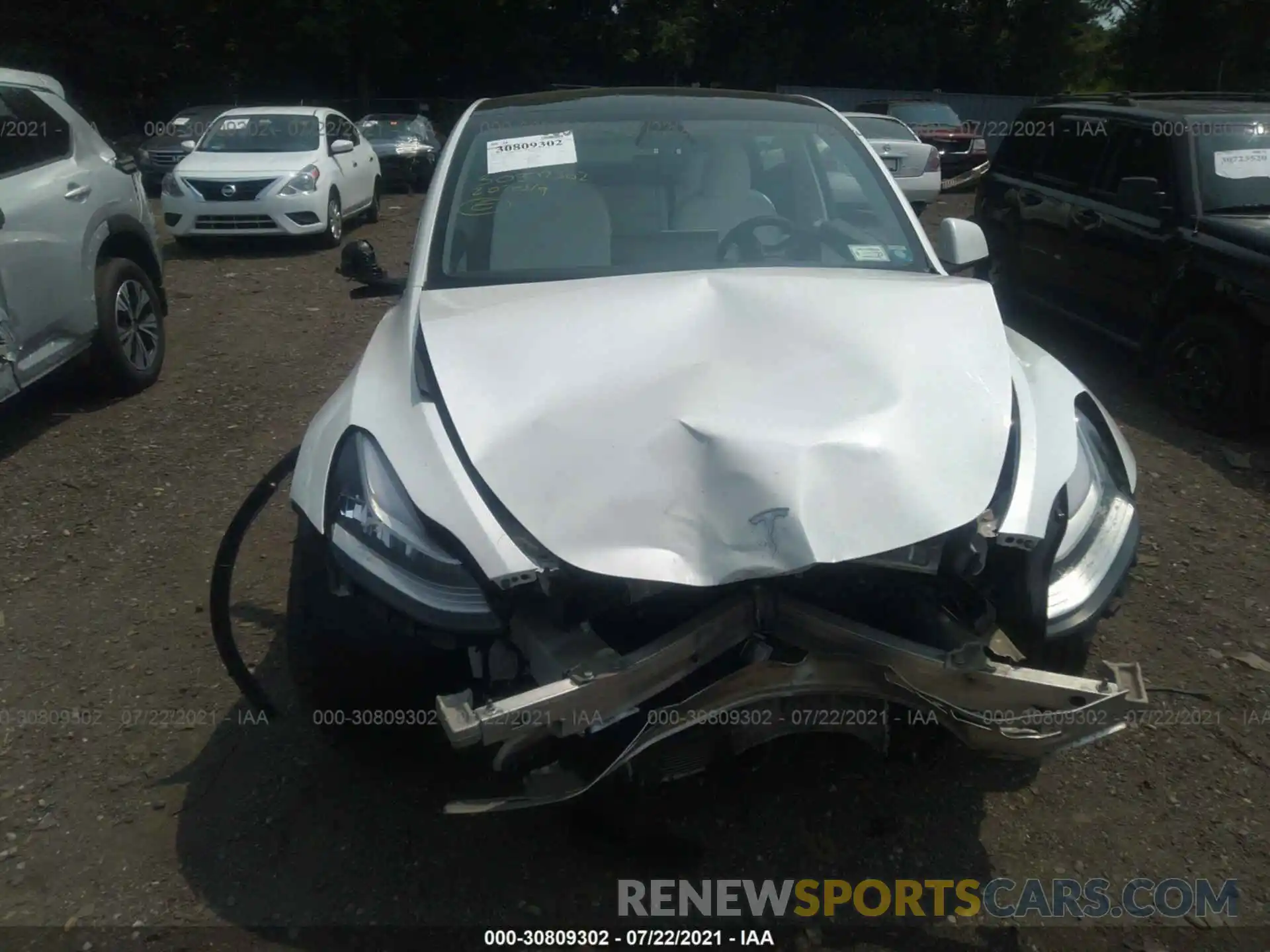 6 Photograph of a damaged car 5YJYGDEEXLF049965 TESLA MODEL Y 2020