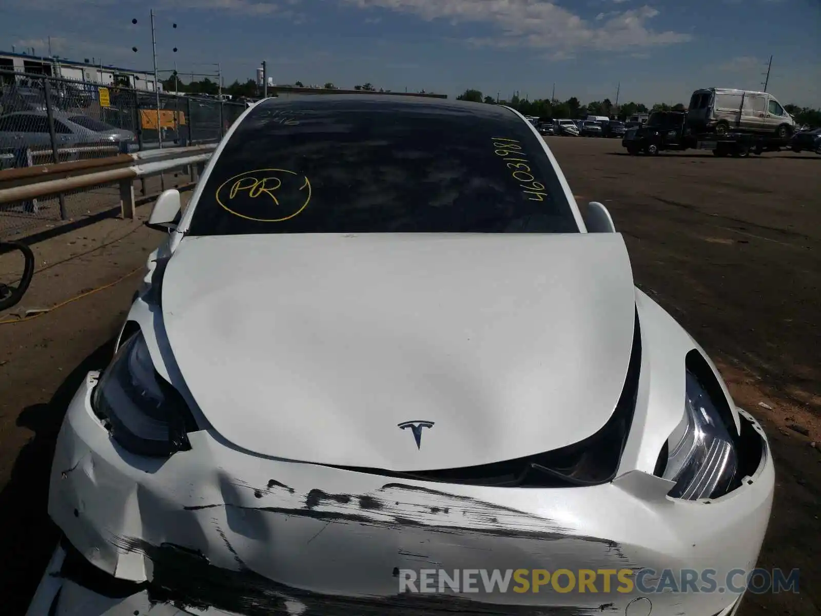 7 Photograph of a damaged car 5YJYGDEEXLF053448 TESLA MODEL Y 2020