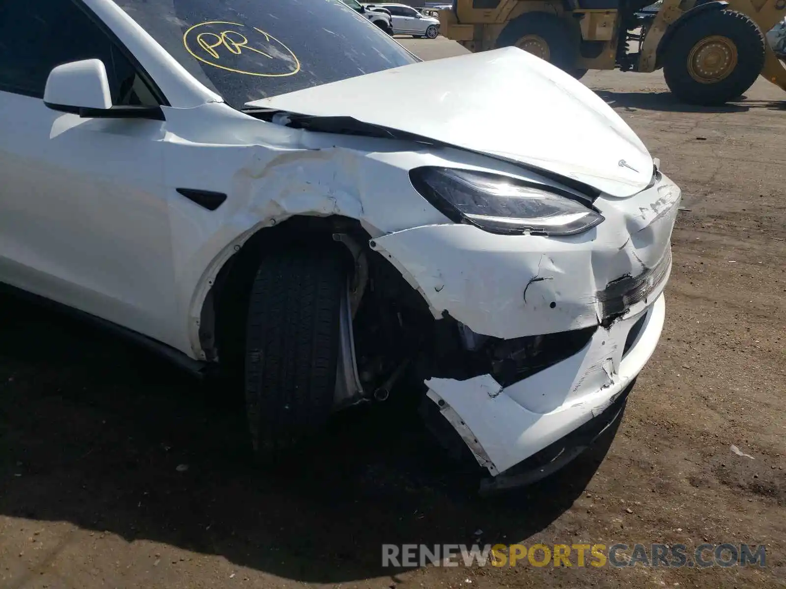 9 Photograph of a damaged car 5YJYGDEEXLF053448 TESLA MODEL Y 2020