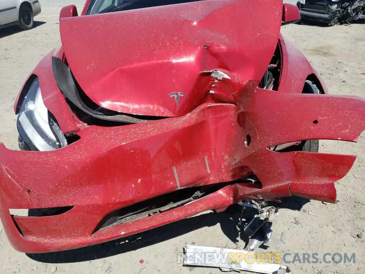 9 Photograph of a damaged car 5YJYGDEEXLF055359 TESLA MODEL Y 2020