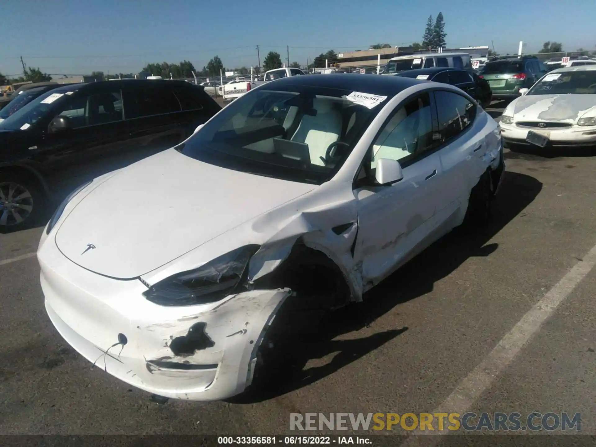 6 Photograph of a damaged car 5YJYGDEEXLF058469 TESLA MODEL Y 2020