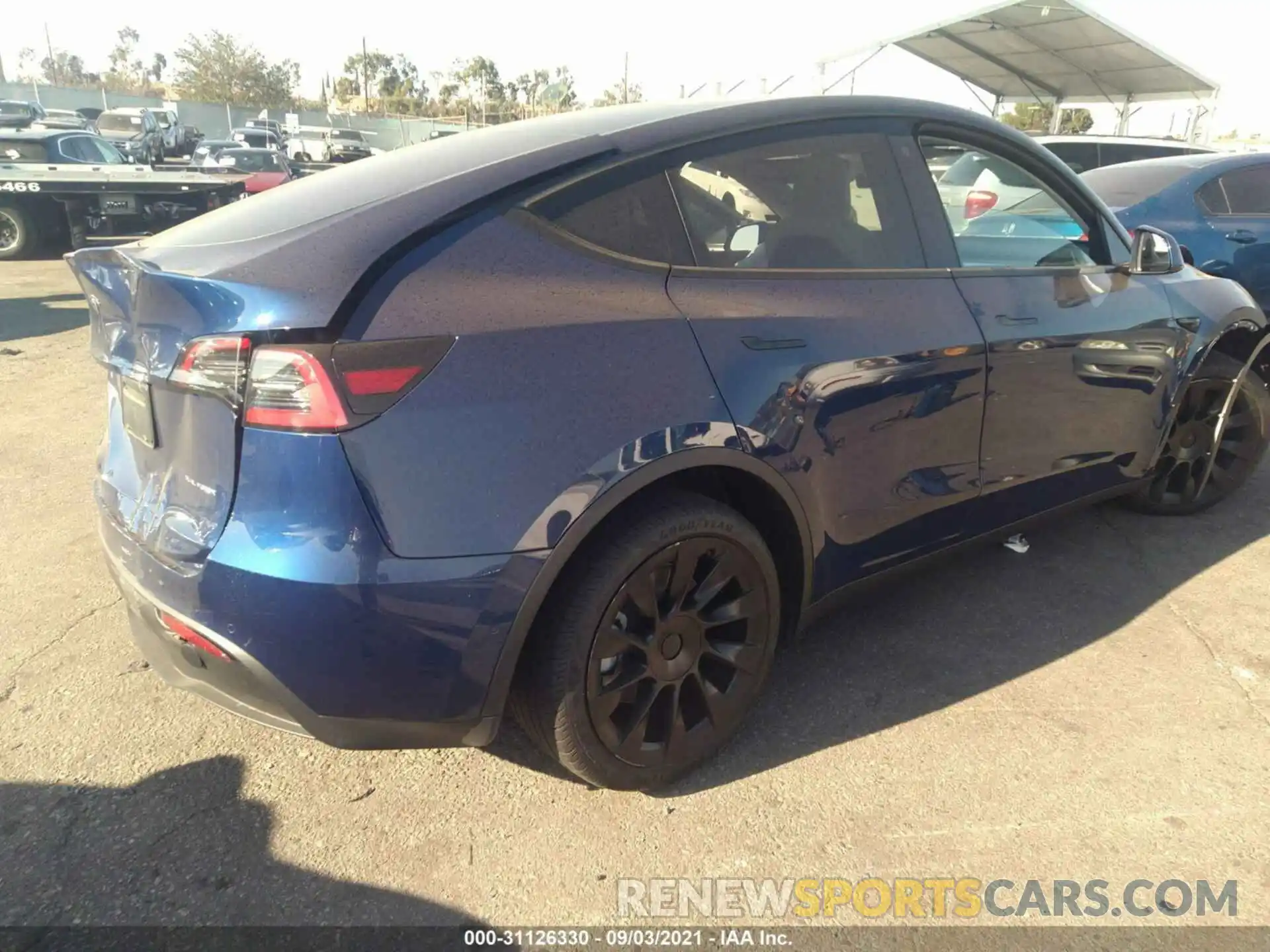 4 Photograph of a damaged car 5YJYGDEEXLF059380 TESLA MODEL Y 2020