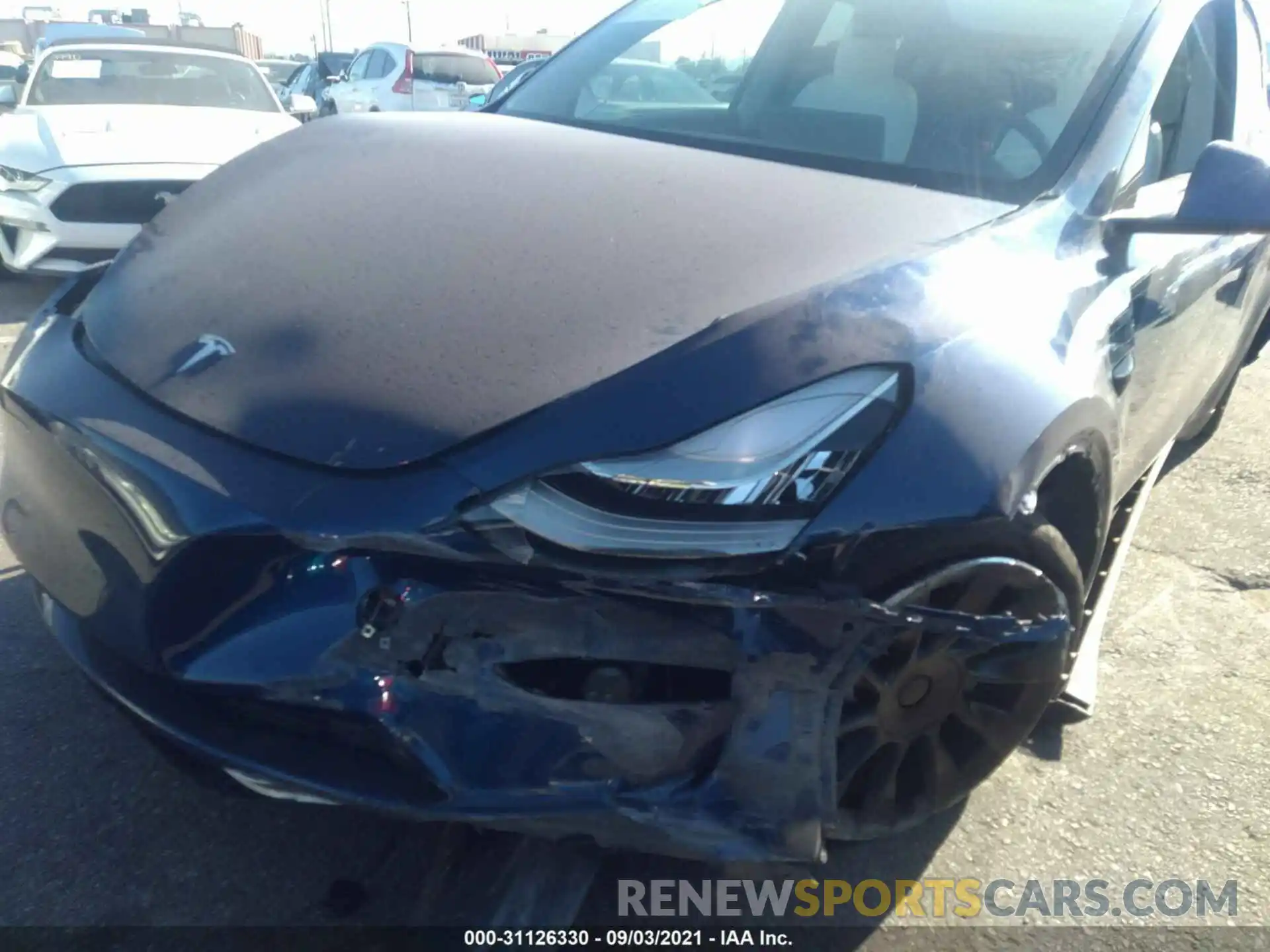 6 Photograph of a damaged car 5YJYGDEEXLF059380 TESLA MODEL Y 2020