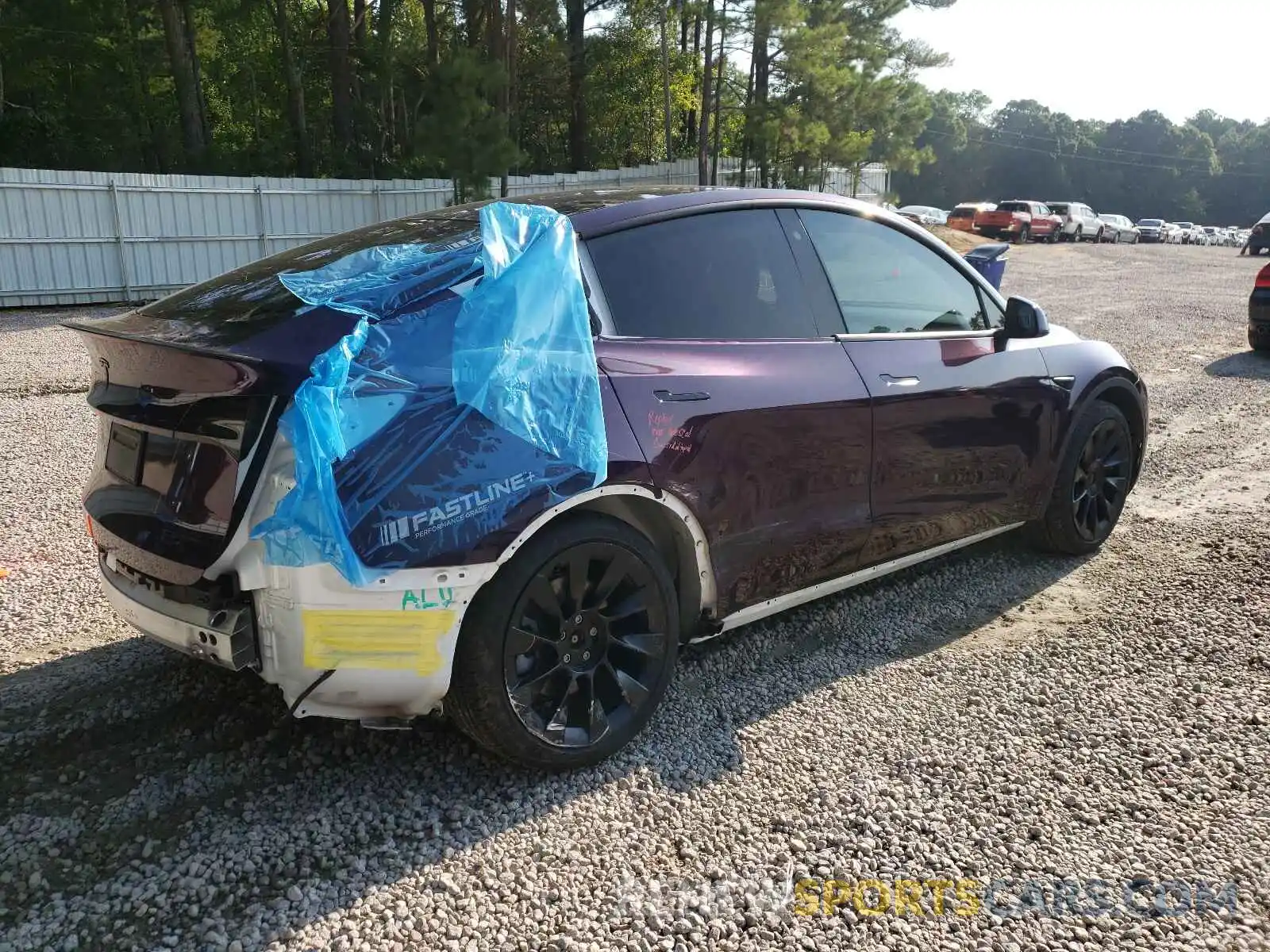 4 Photograph of a damaged car 5YJYGDEF0LF037719 TESLA MODEL Y 2020