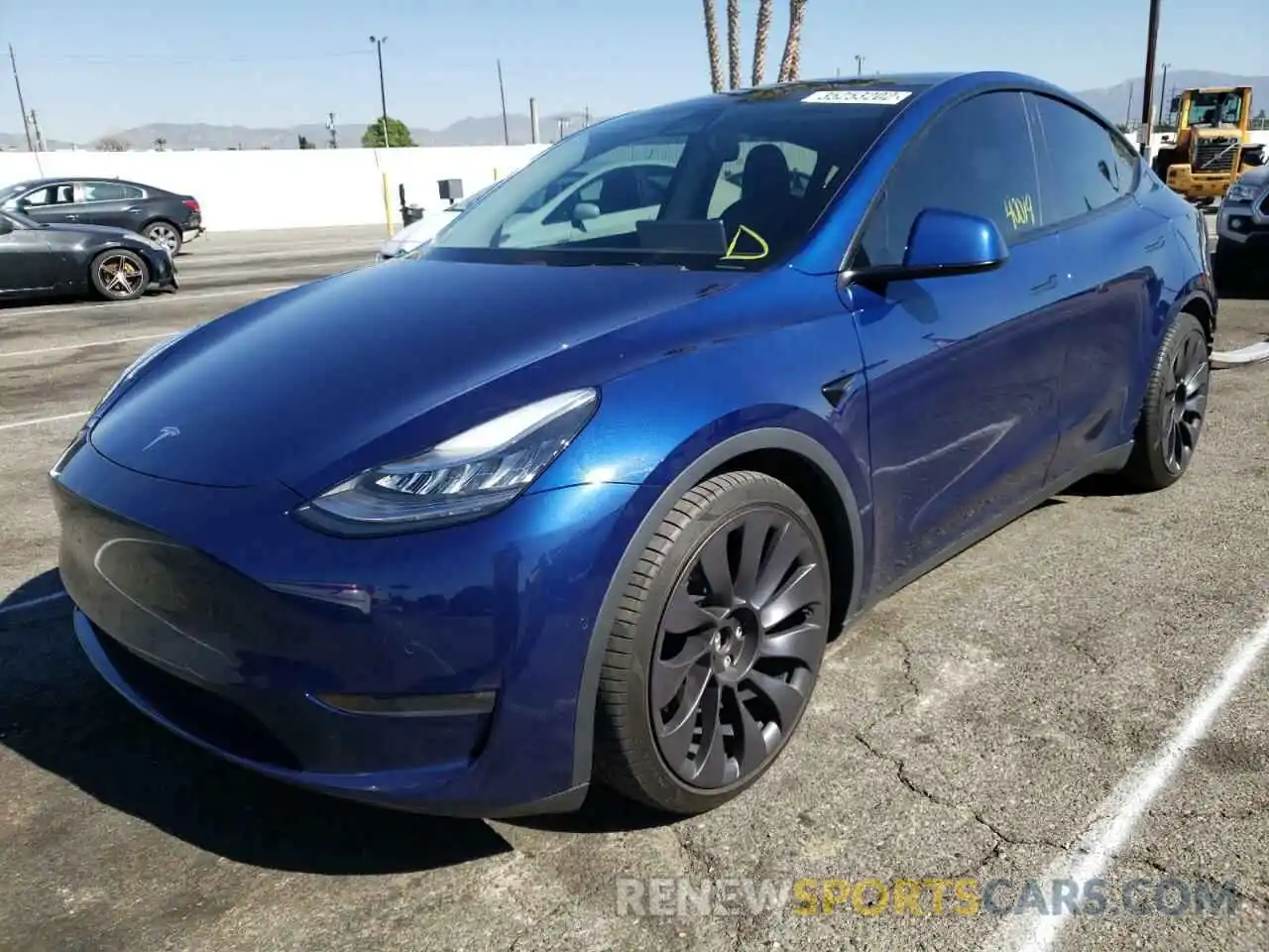 2 Photograph of a damaged car 5YJYGDEF1LF000372 TESLA MODEL Y 2020