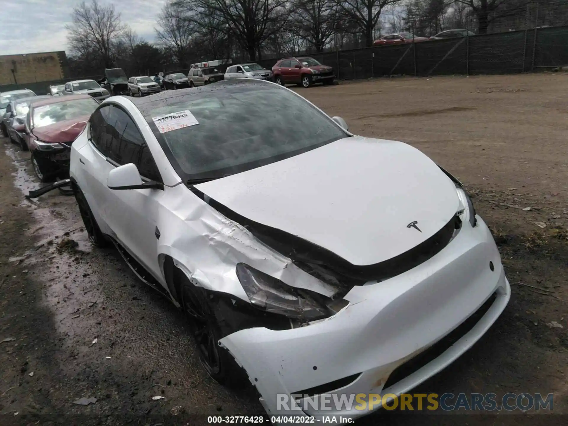 6 Photograph of a damaged car 5YJYGDEF1LF002588 TESLA MODEL Y 2020