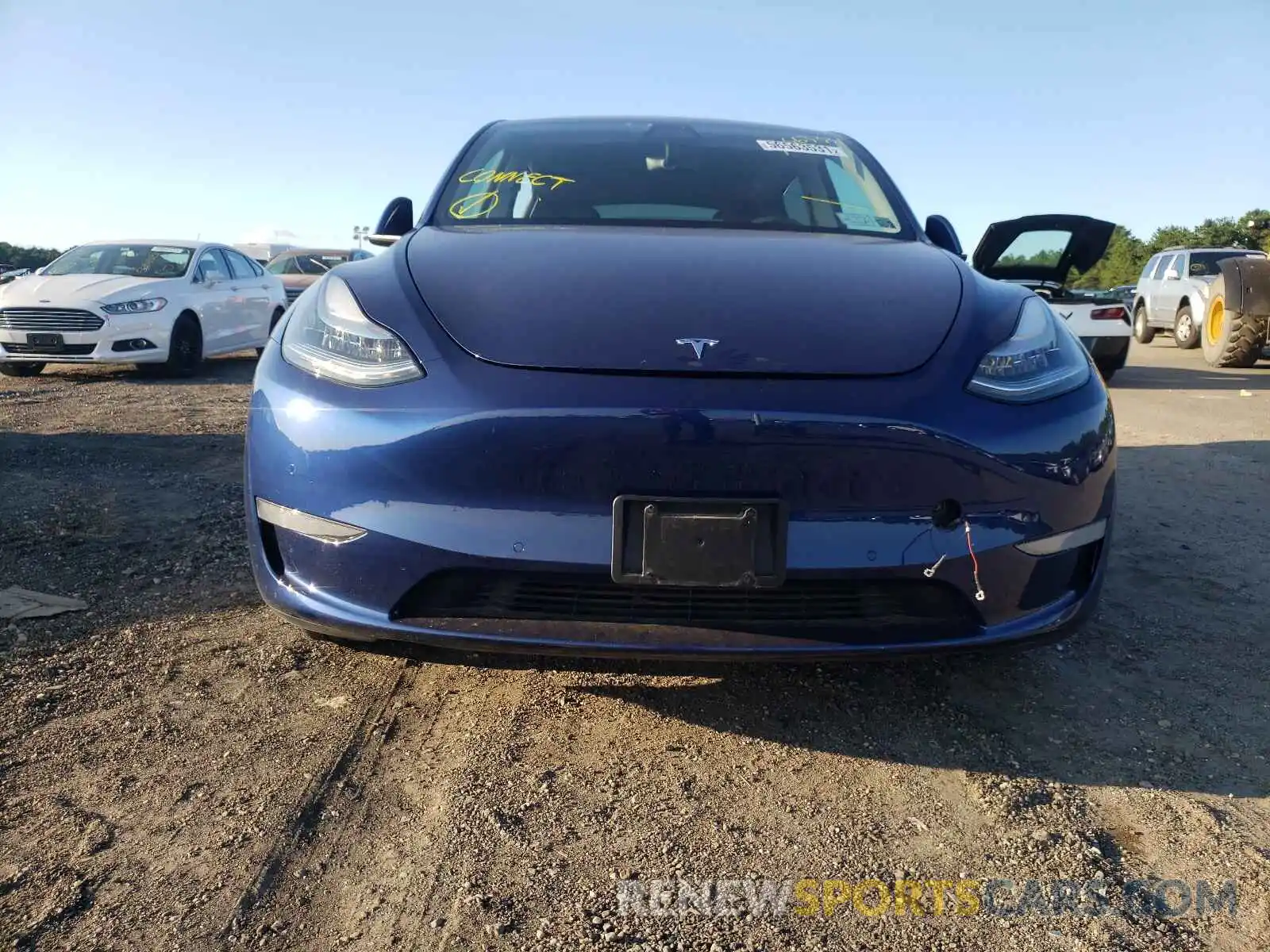 9 Photograph of a damaged car 5YJYGDEF1LF005717 TESLA MODEL Y 2020