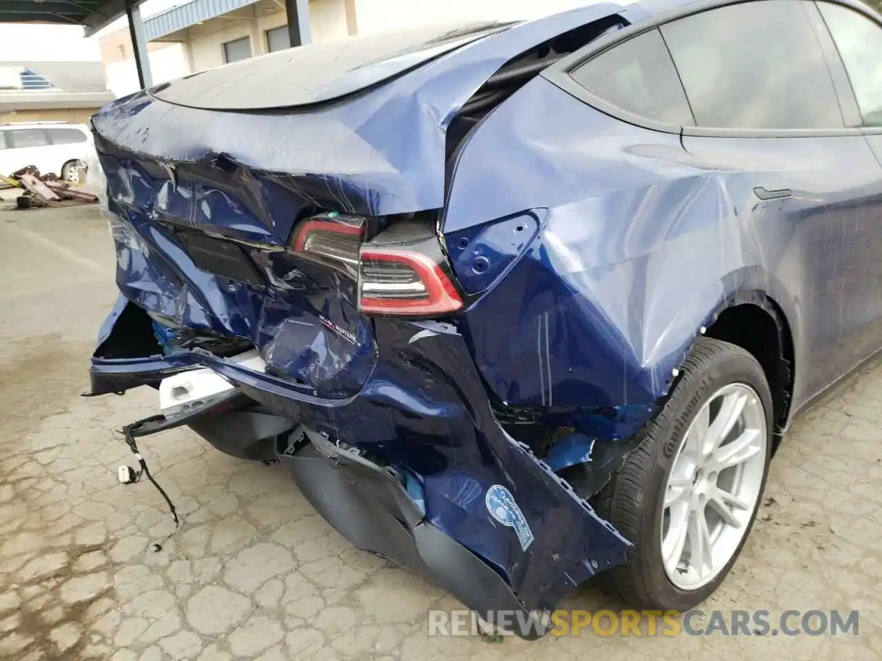 9 Photograph of a damaged car 5YJYGDEF1LF038491 TESLA MODEL Y 2020