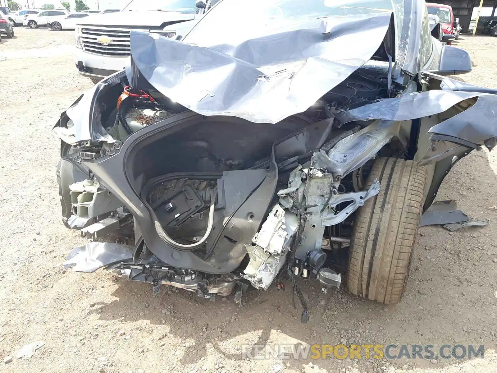 9 Photograph of a damaged car 5YJYGDEF1LF043335 TESLA MODEL Y 2020