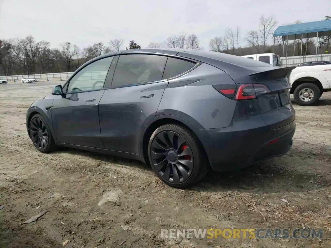 2 Photograph of a damaged car 5YJYGDEF1LF050172 TESLA MODEL Y 2020