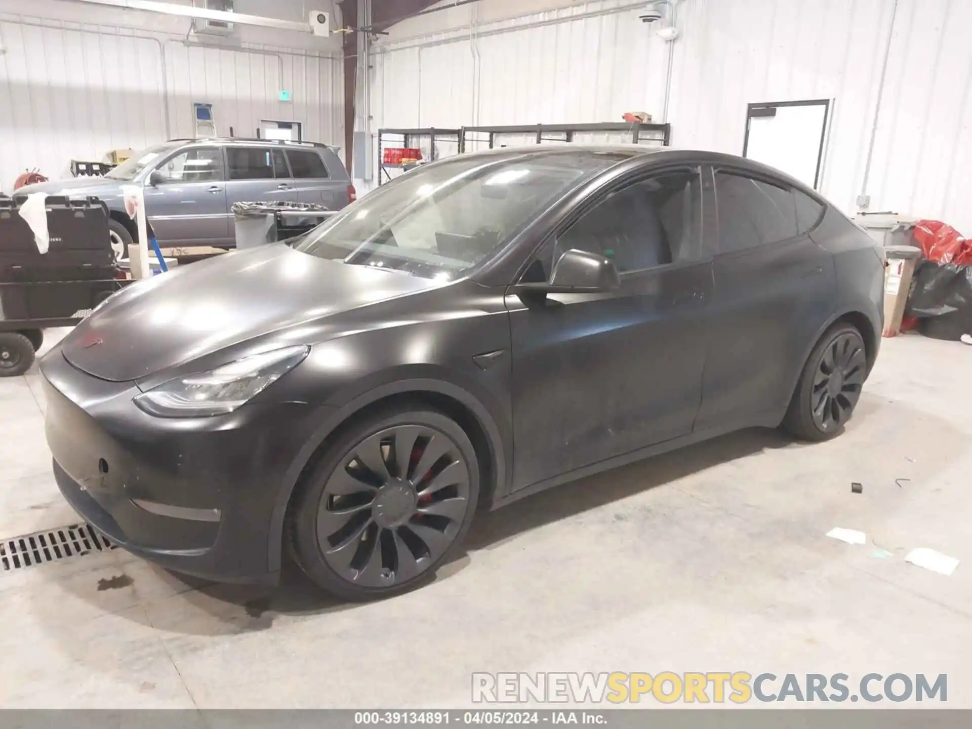 2 Photograph of a damaged car 5YJYGDEF1LF051709 TESLA MODEL Y 2020