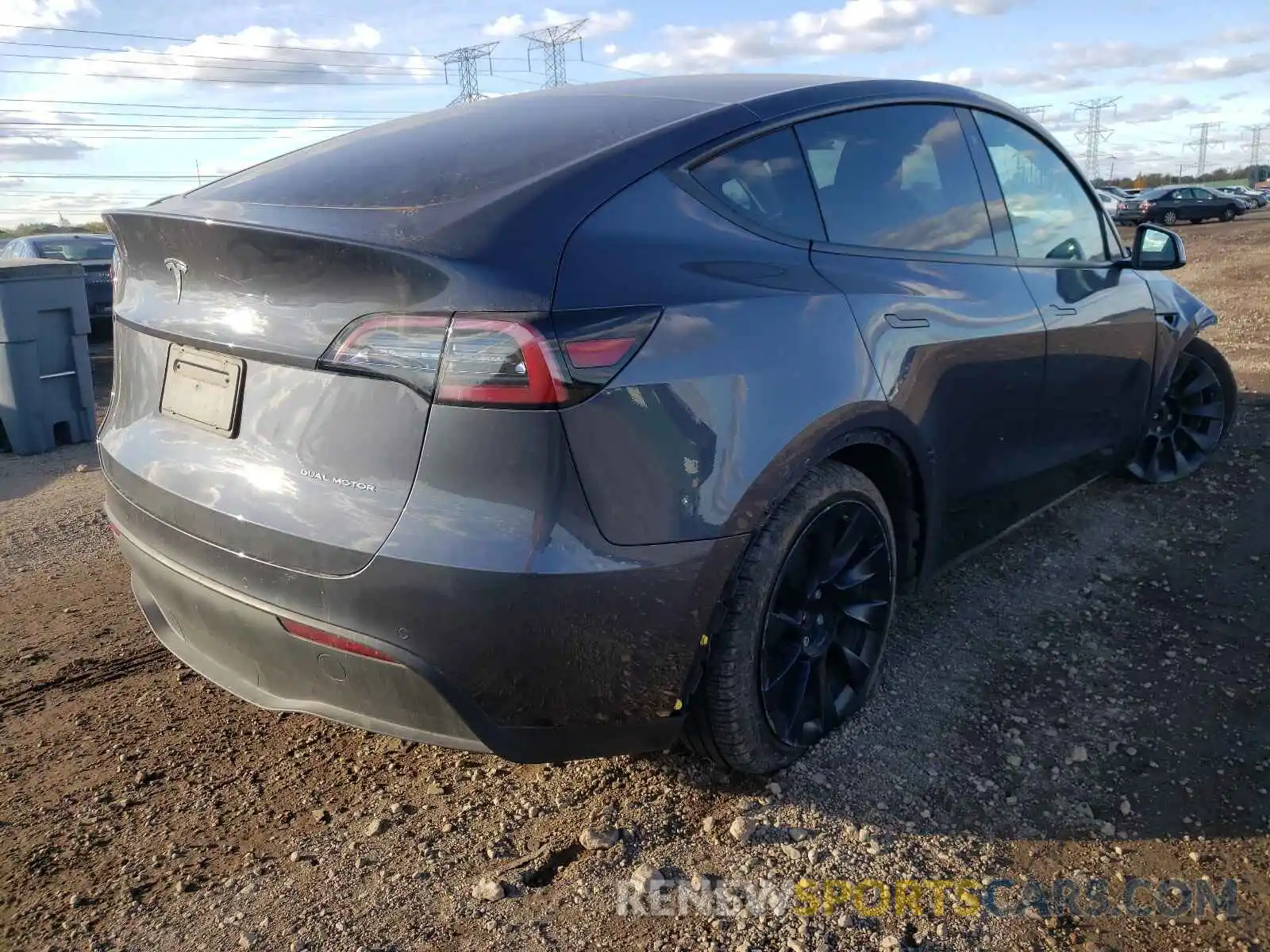 4 Photograph of a damaged car 5YJYGDEF2LF002633 TESLA MODEL Y 2020