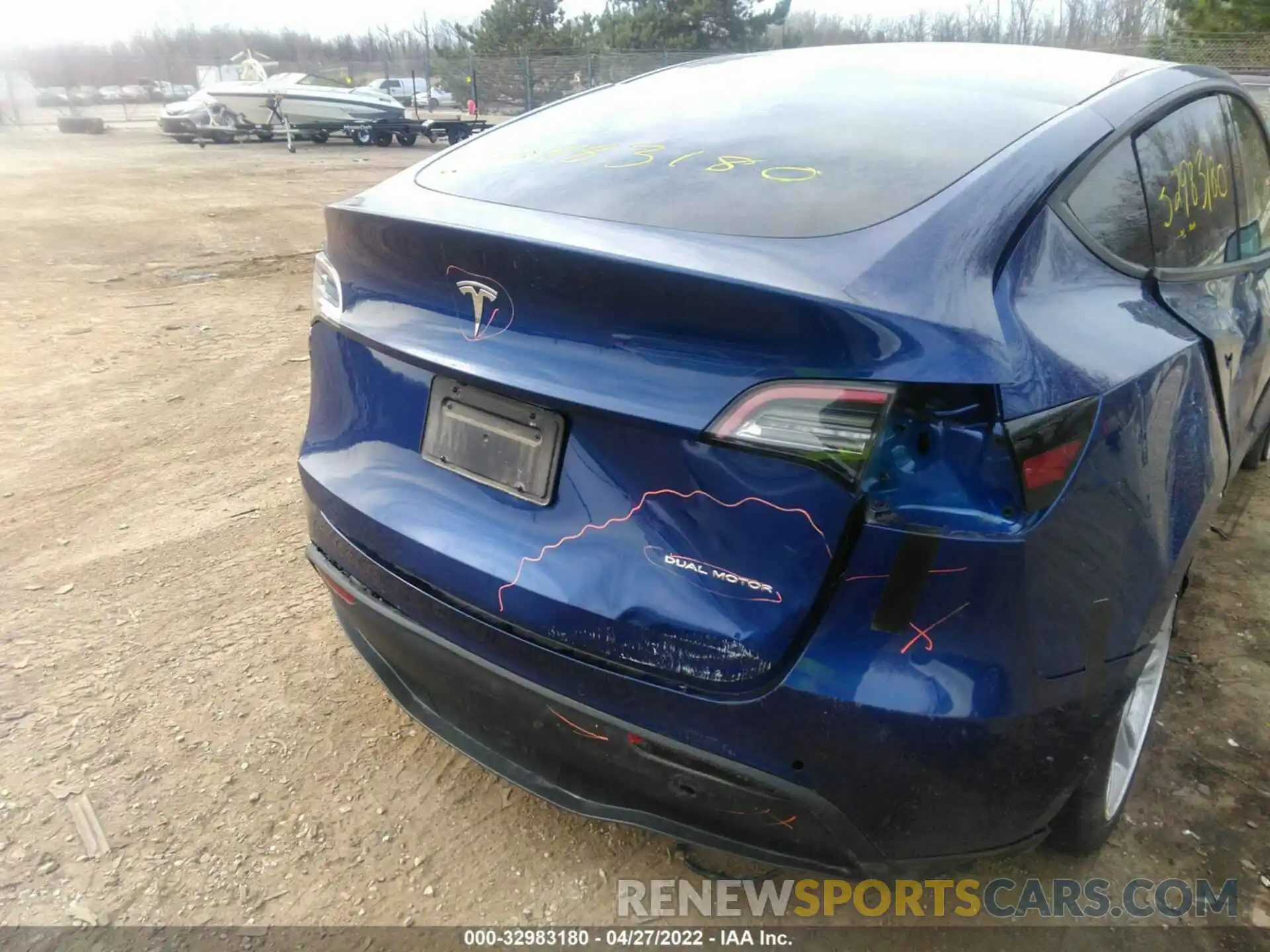 12 Photograph of a damaged car 5YJYGDEF2LF005659 TESLA MODEL Y 2020