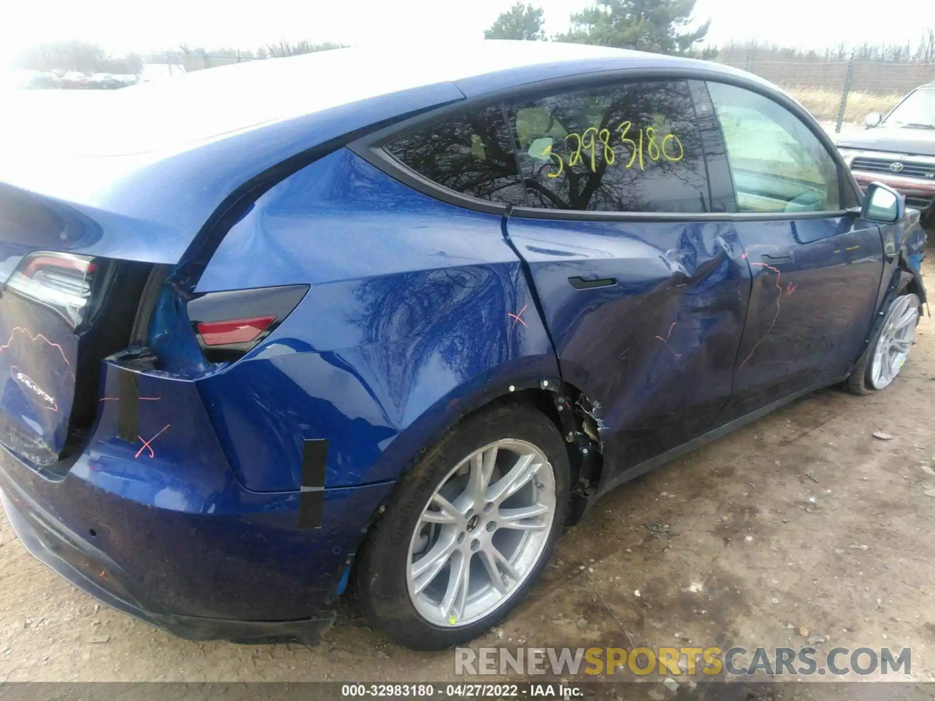 6 Photograph of a damaged car 5YJYGDEF2LF005659 TESLA MODEL Y 2020