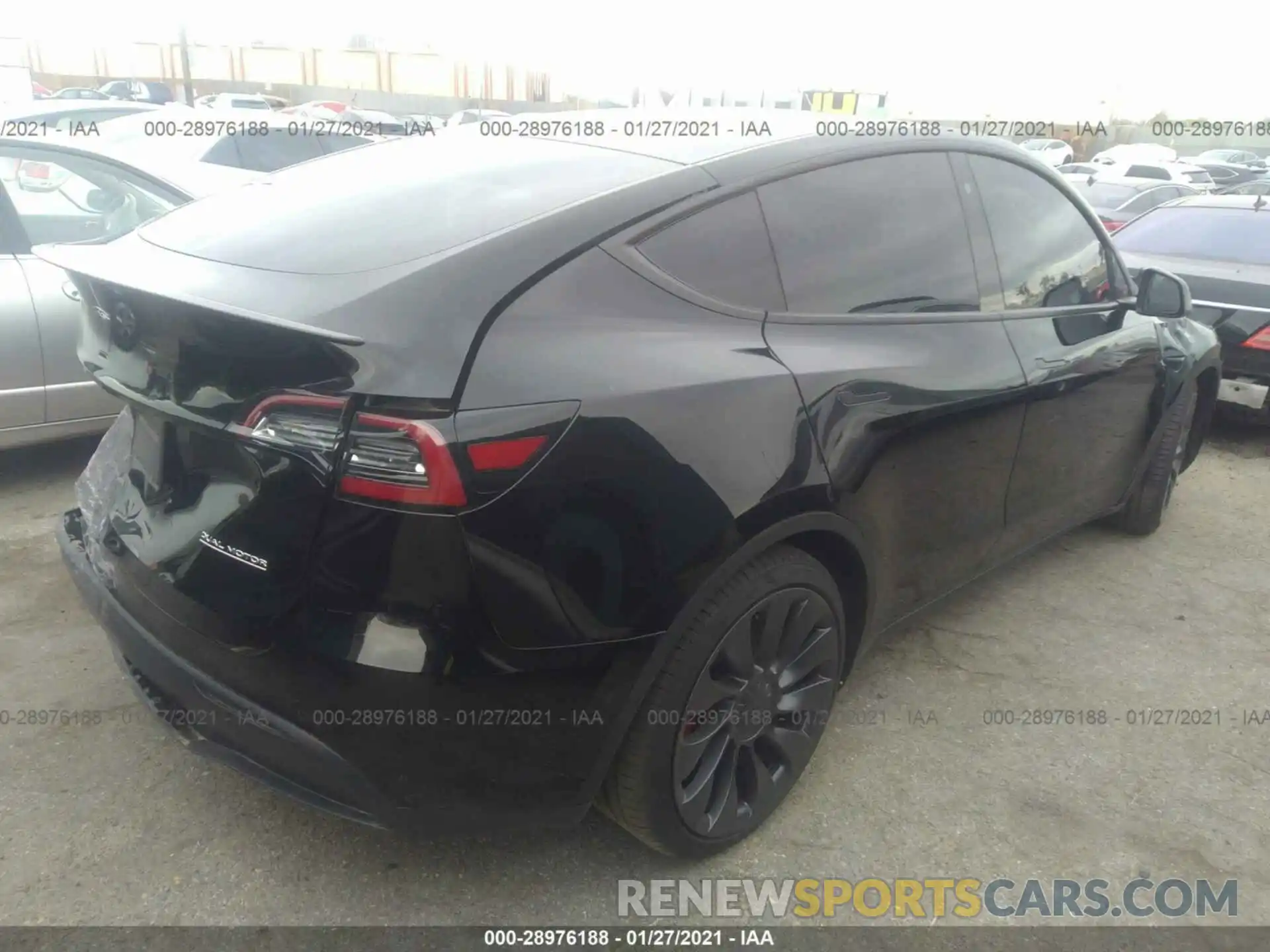 4 Photograph of a damaged car 5YJYGDEF2LF012191 TESLA MODEL Y 2020