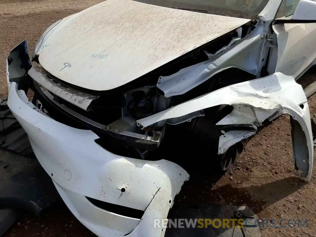 9 Photograph of a damaged car 5YJYGDEF2LF018556 TESLA MODEL Y 2020