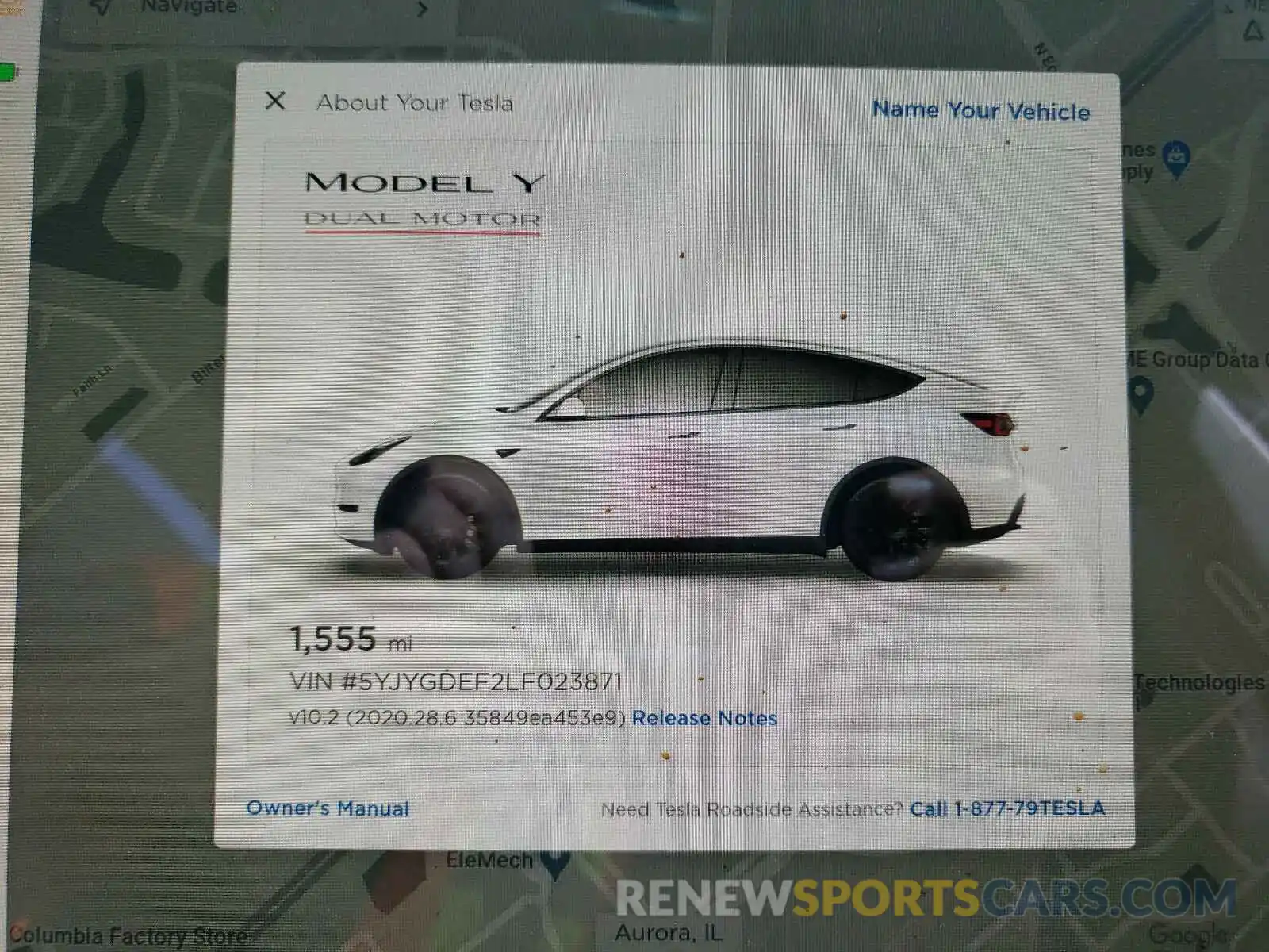 8 Photograph of a damaged car 5YJYGDEF2LF023871 TESLA MODEL Y 2020