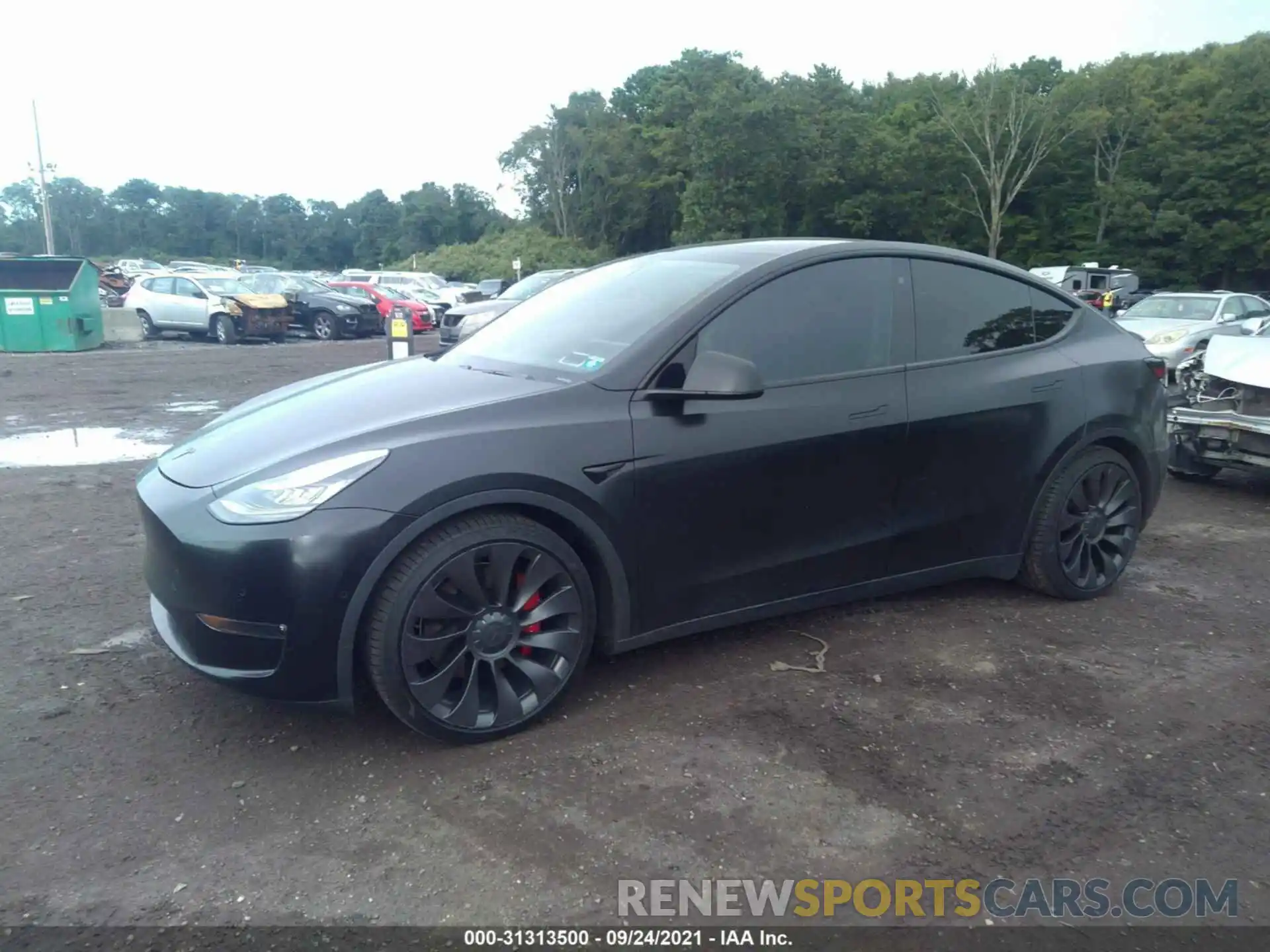 2 Фотография поврежденного автомобиля 5YJYGDEF2LF027970 TESLA MODEL Y 2020