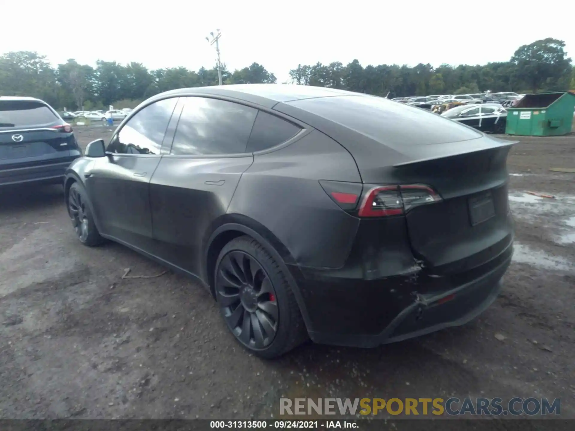 3 Photograph of a damaged car 5YJYGDEF2LF027970 TESLA MODEL Y 2020