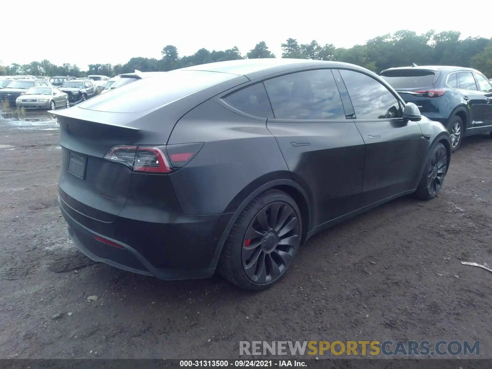 4 Фотография поврежденного автомобиля 5YJYGDEF2LF027970 TESLA MODEL Y 2020