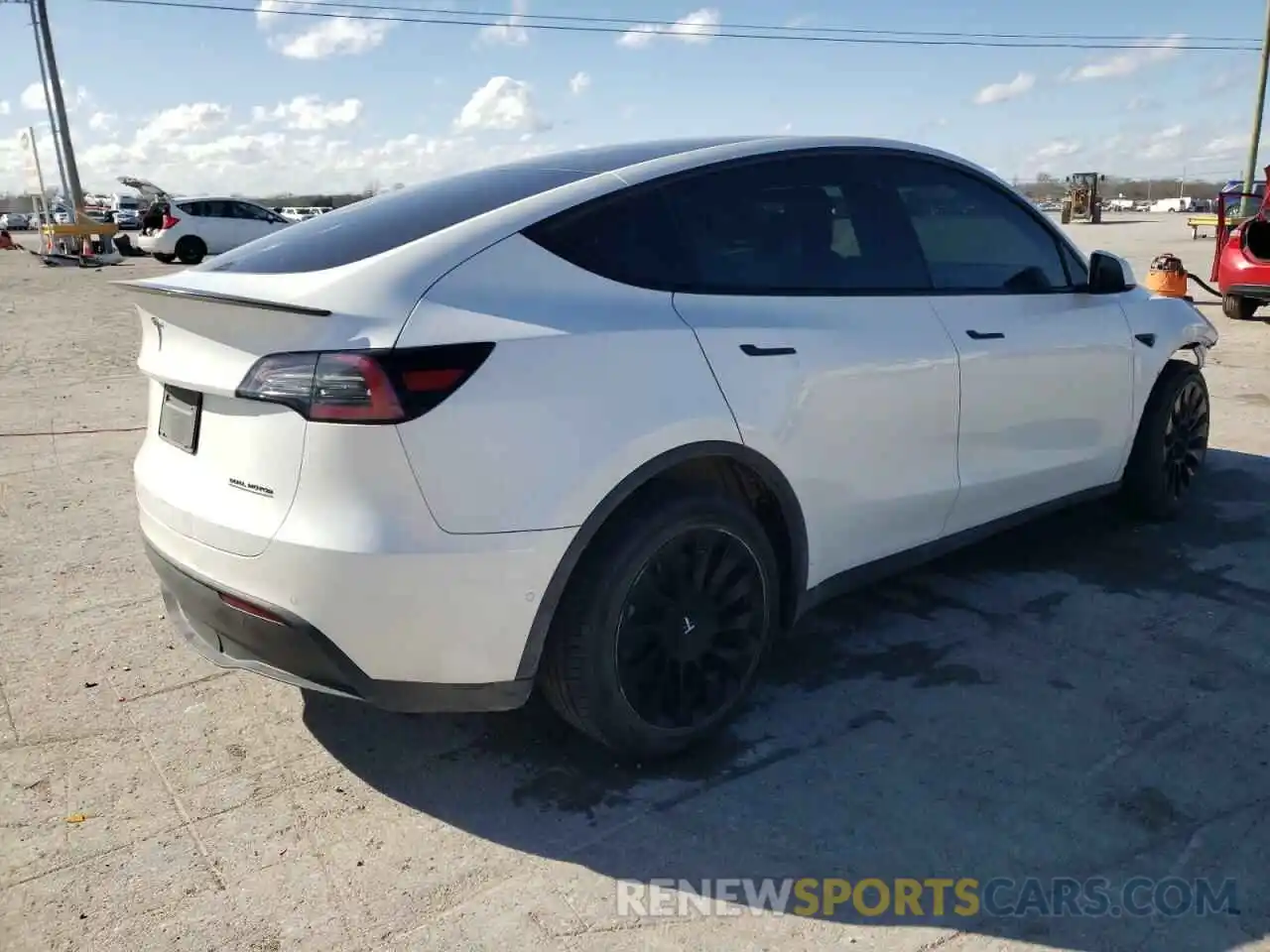 3 Photograph of a damaged car 5YJYGDEF3LF001975 TESLA MODEL Y 2020