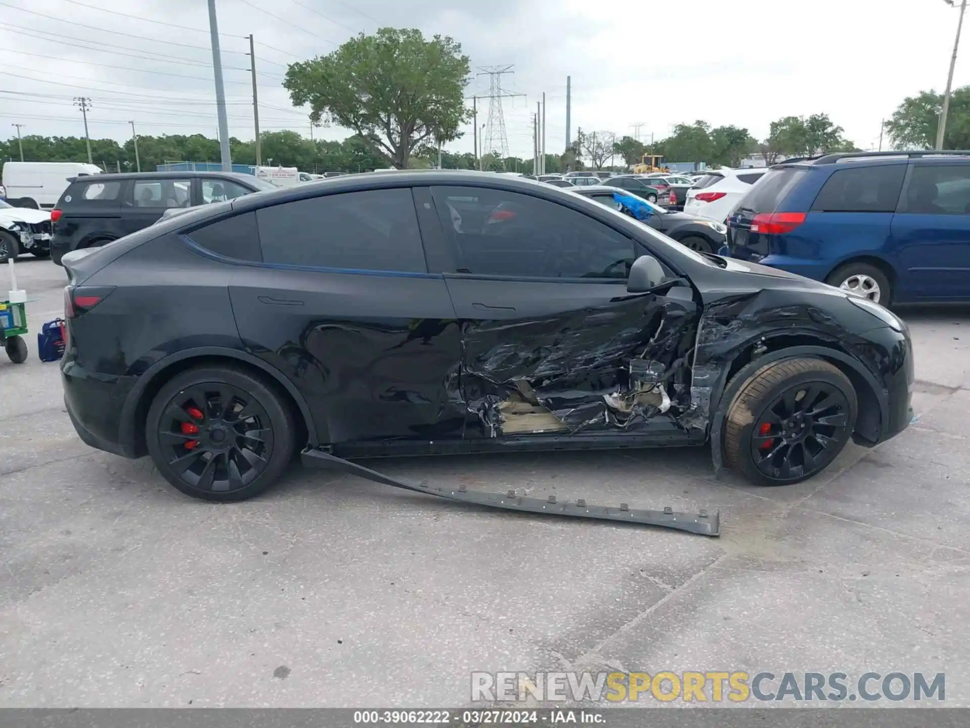 13 Photograph of a damaged car 5YJYGDEF3LF012202 TESLA MODEL Y 2020