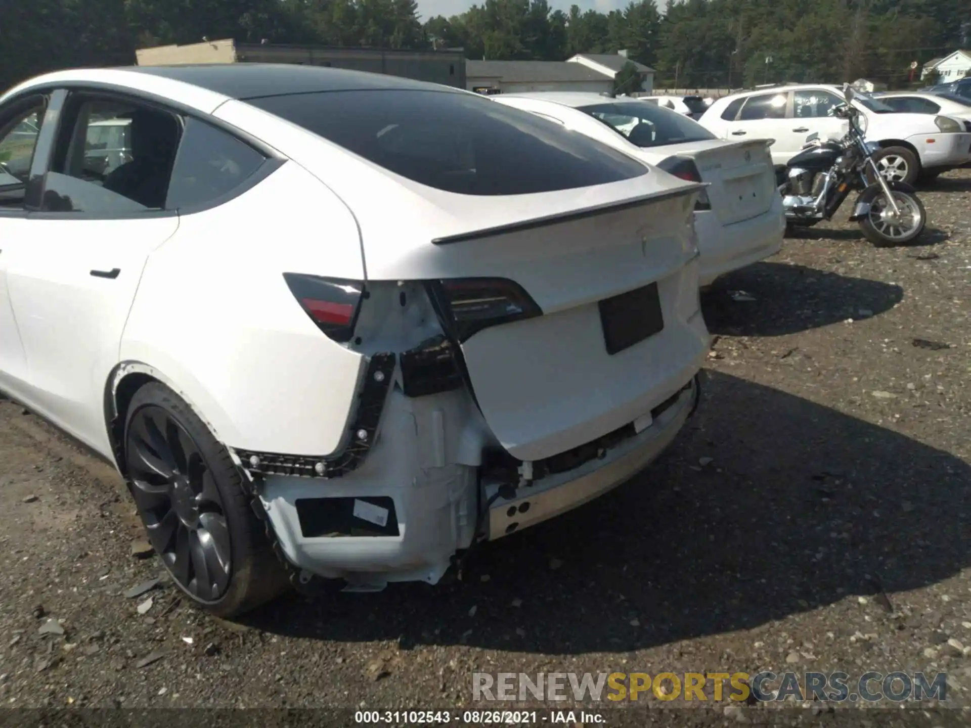 6 Photograph of a damaged car 5YJYGDEF3LF012300 TESLA MODEL Y 2020