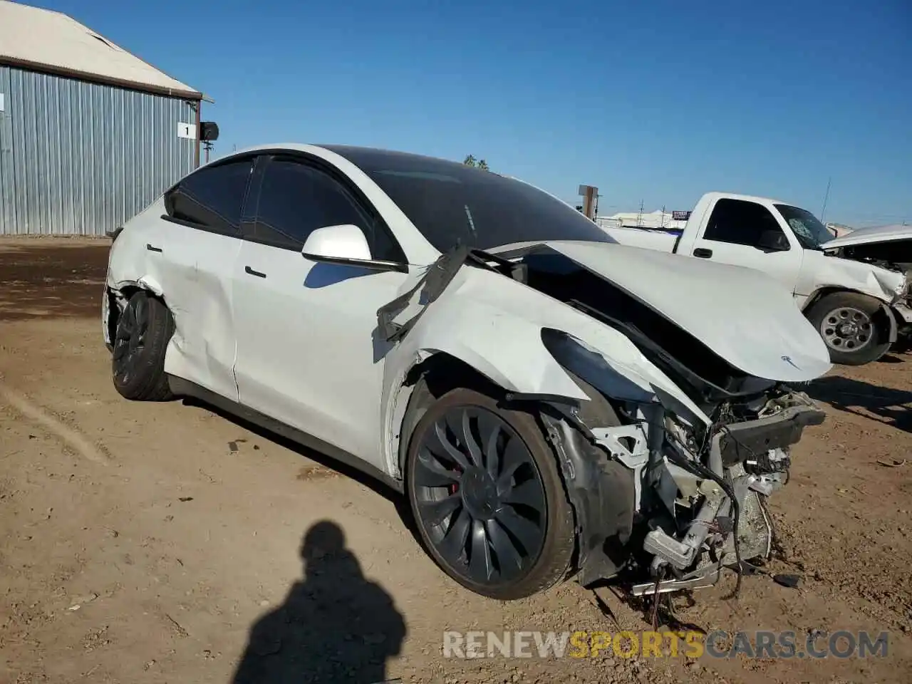 4 Photograph of a damaged car 5YJYGDEF3LF034832 TESLA MODEL Y 2020