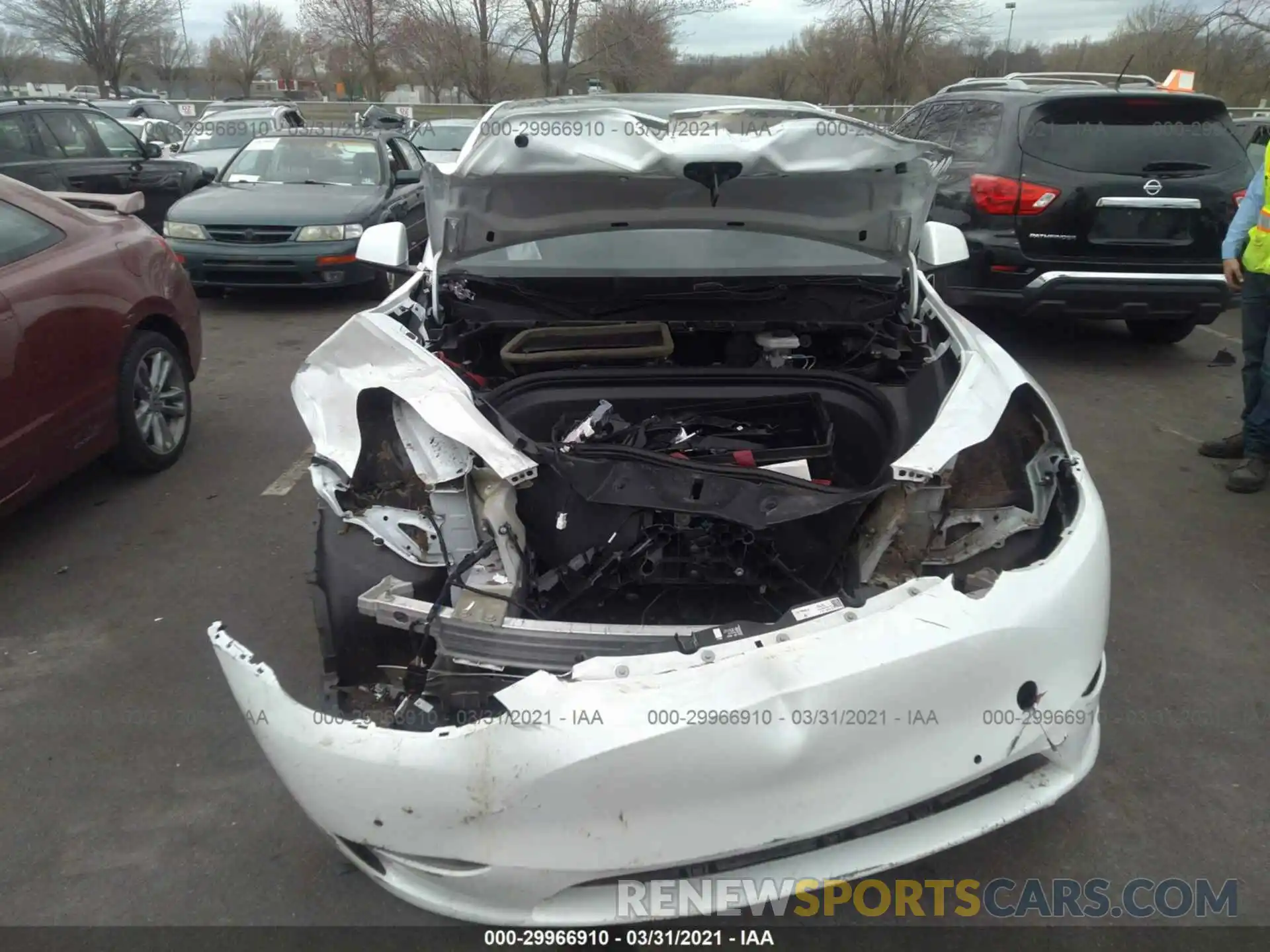 6 Photograph of a damaged car 5YJYGDEF3LF050030 TESLA MODEL Y 2020