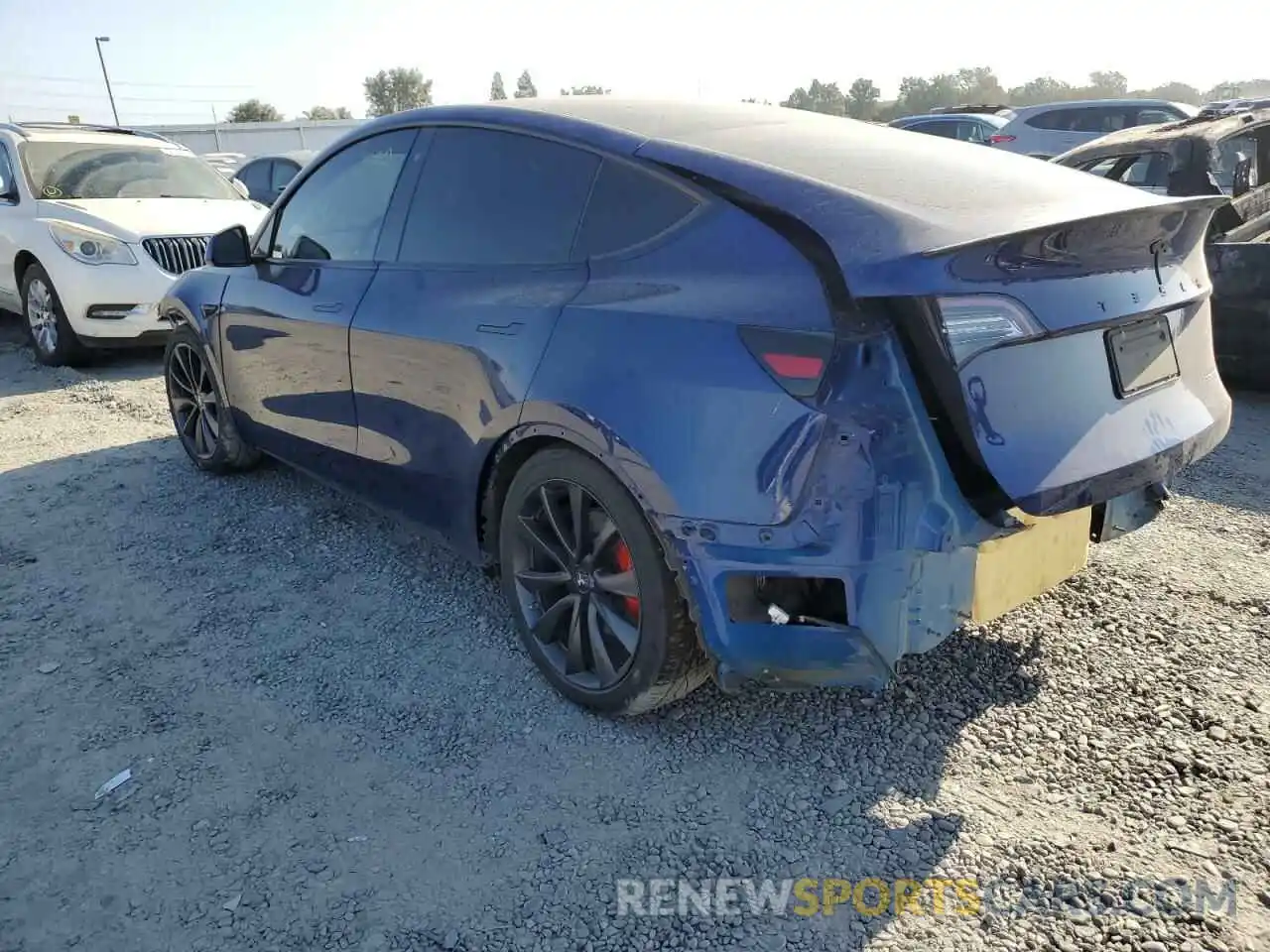 3 Photograph of a damaged car 5YJYGDEF4LF000253 TESLA MODEL Y 2020