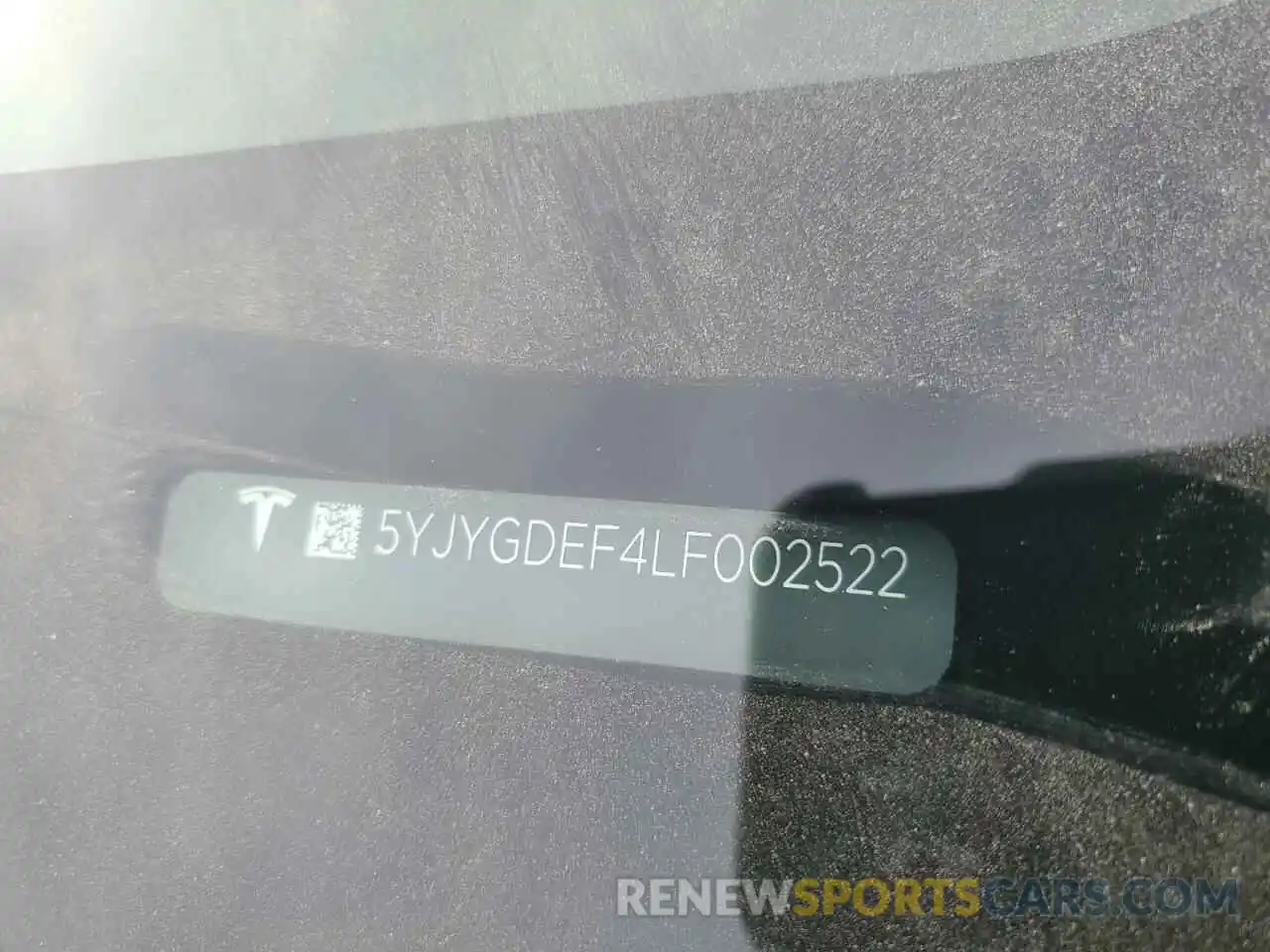 12 Photograph of a damaged car 5YJYGDEF4LF002522 TESLA MODEL Y 2020