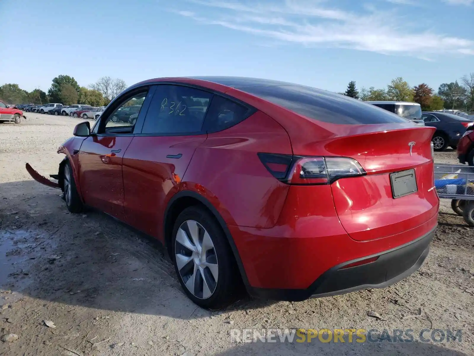 3 Photograph of a damaged car 5YJYGDEF4LF006327 TESLA MODEL Y 2020