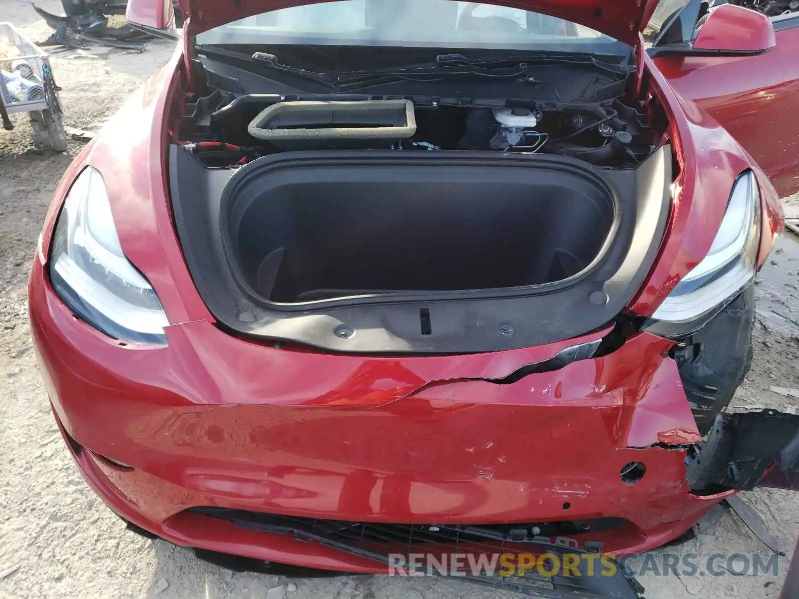 7 Photograph of a damaged car 5YJYGDEF4LF006327 TESLA MODEL Y 2020