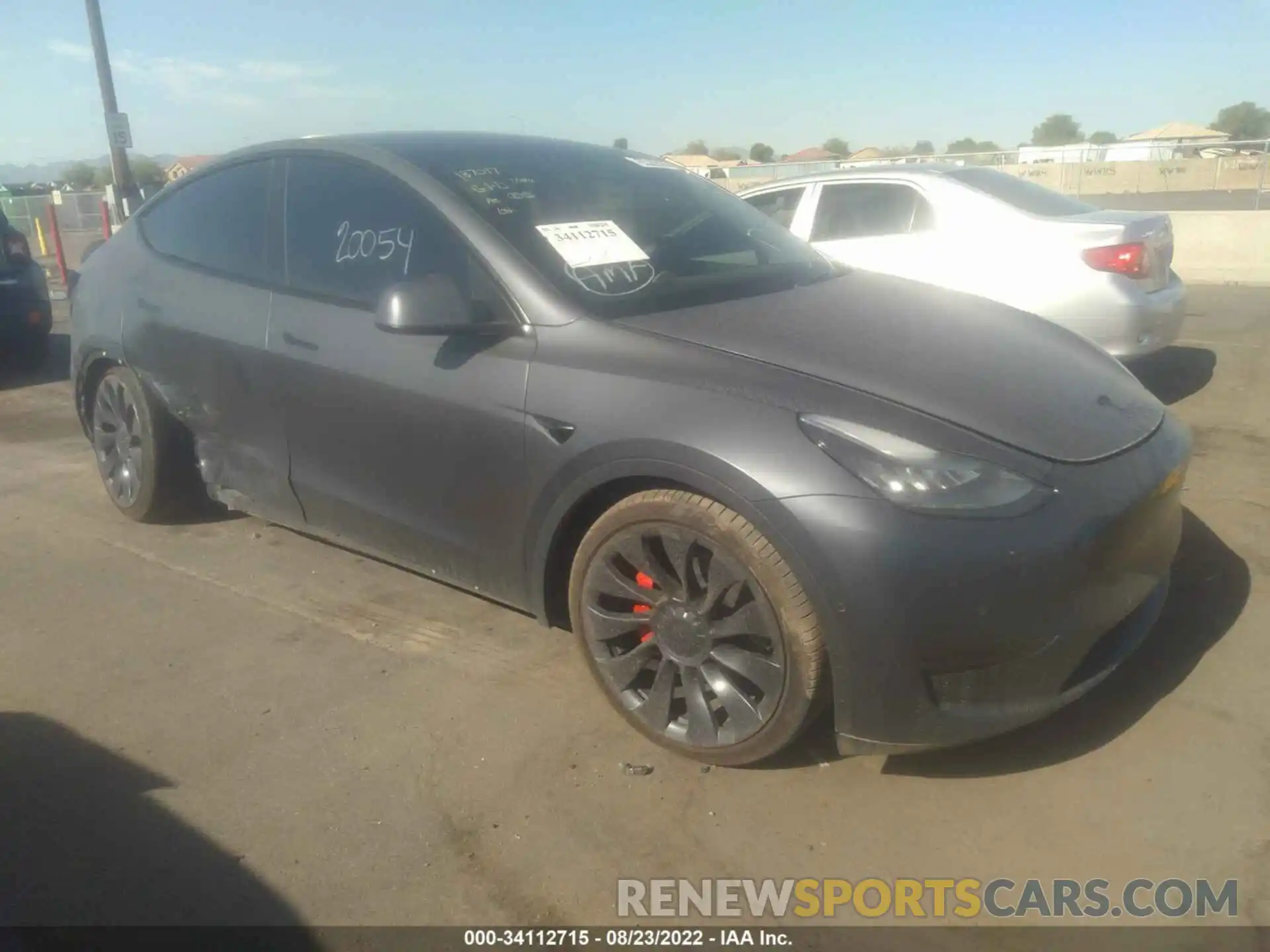 1 Photograph of a damaged car 5YJYGDEF4LF016405 TESLA MODEL Y 2020