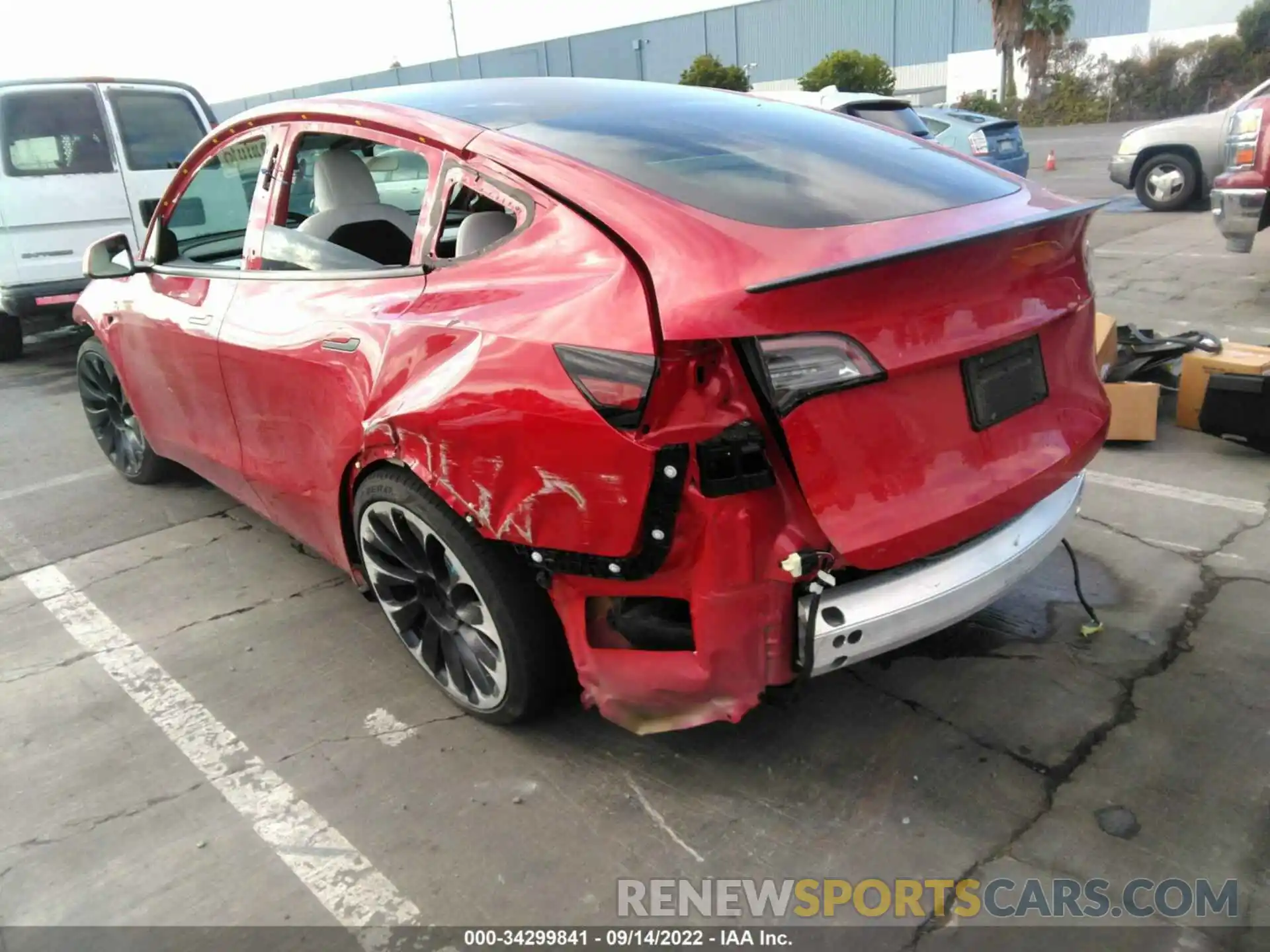 3 Photograph of a damaged car 5YJYGDEF4LF018168 TESLA MODEL Y 2020