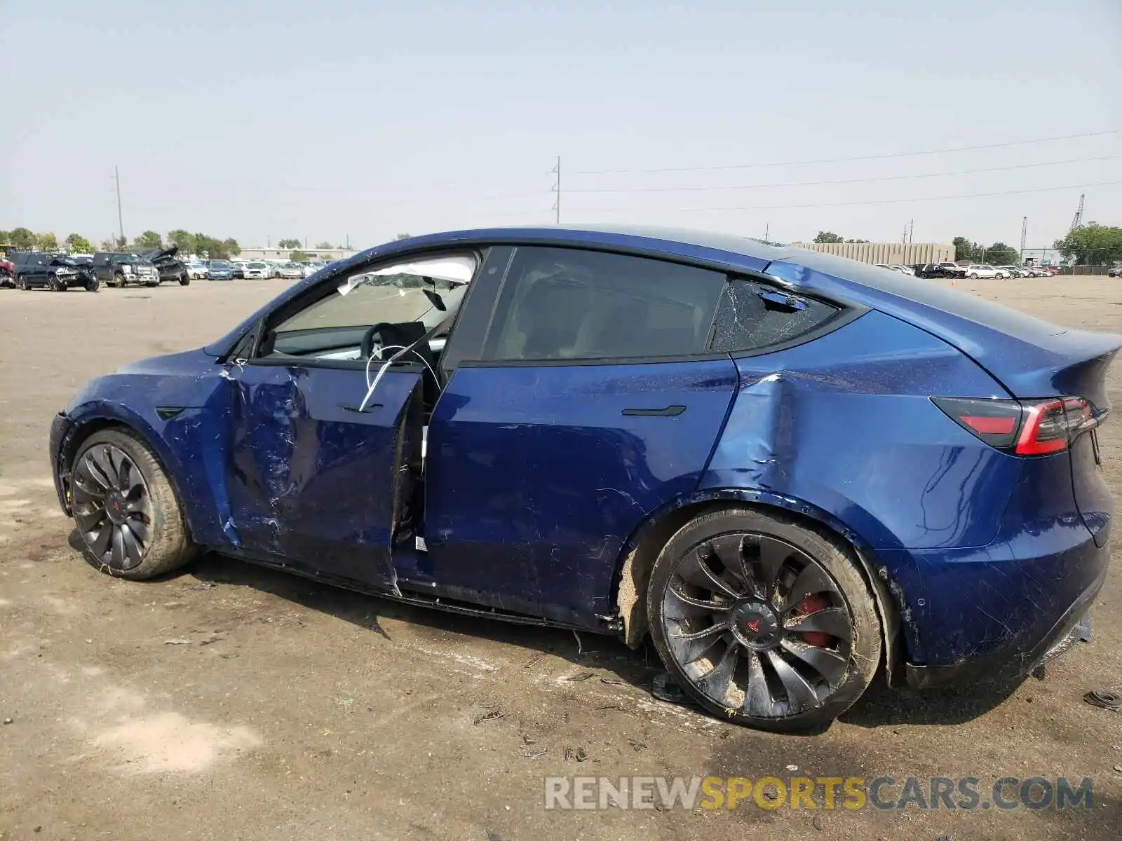 9 Photograph of a damaged car 5YJYGDEF4LF039019 TESLA MODEL Y 2020