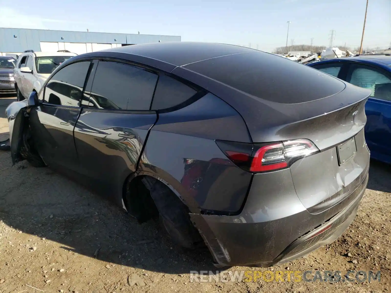 3 Photograph of a damaged car 5YJYGDEF5LF002481 TESLA MODEL Y 2020