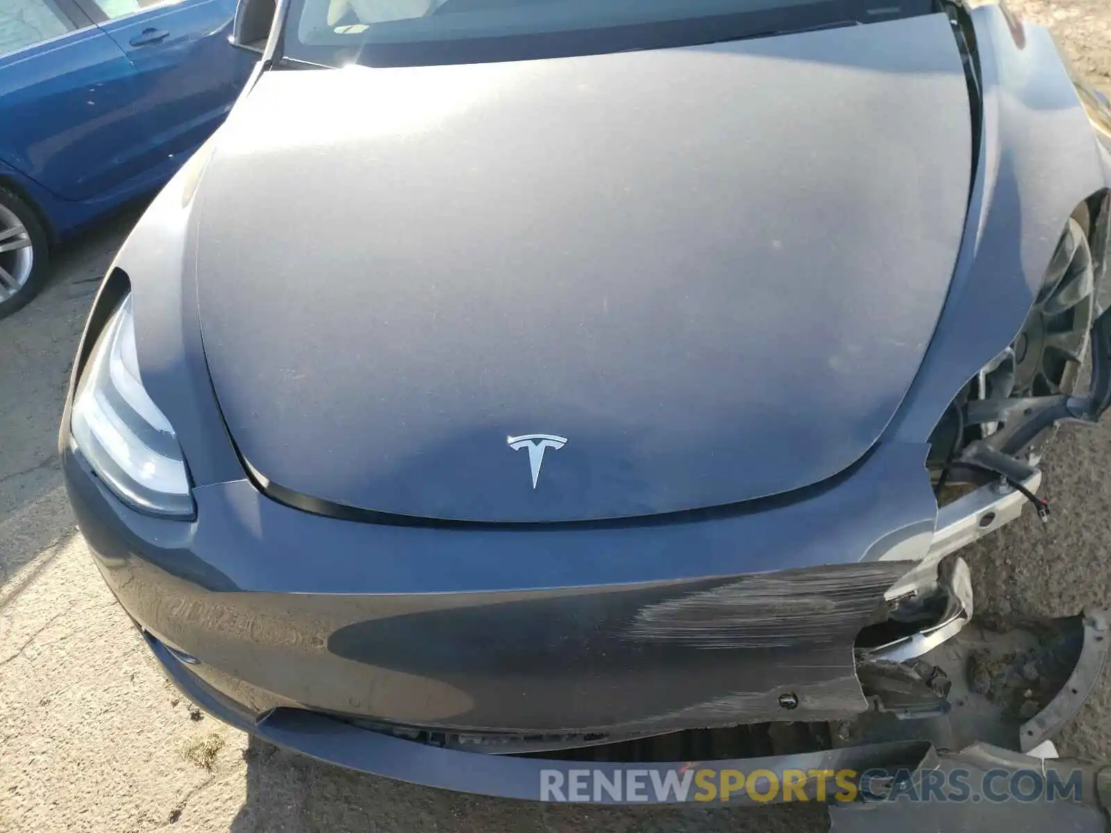 7 Photograph of a damaged car 5YJYGDEF5LF002481 TESLA MODEL Y 2020