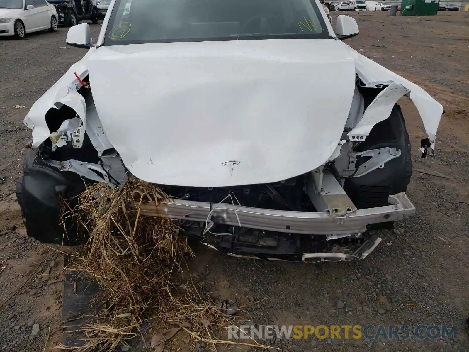 9 Photograph of a damaged car 5YJYGDEF5LF003520 TESLA MODEL Y 2020