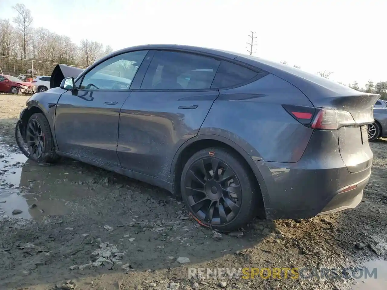 2 Photograph of a damaged car 5YJYGDEF6LF001100 TESLA MODEL Y 2020