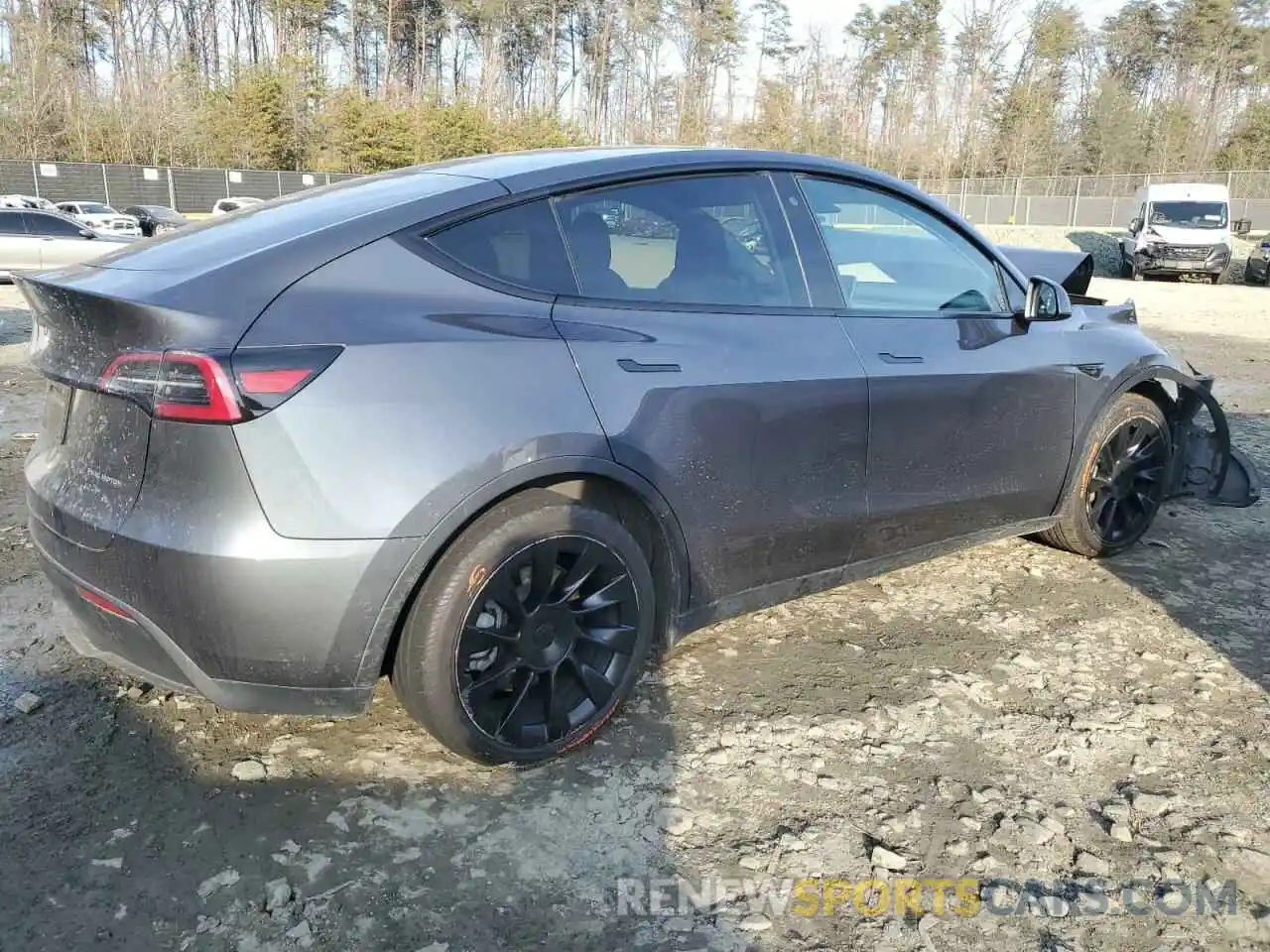 3 Photograph of a damaged car 5YJYGDEF6LF001100 TESLA MODEL Y 2020