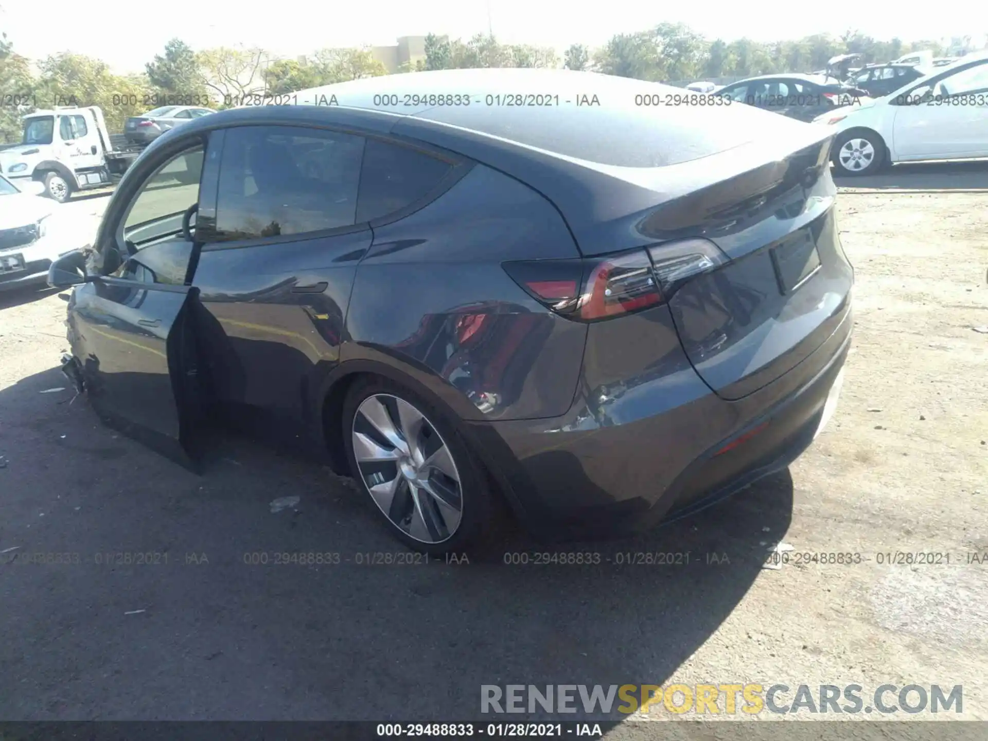 3 Photograph of a damaged car 5YJYGDEF6LF014011 TESLA MODEL Y 2020